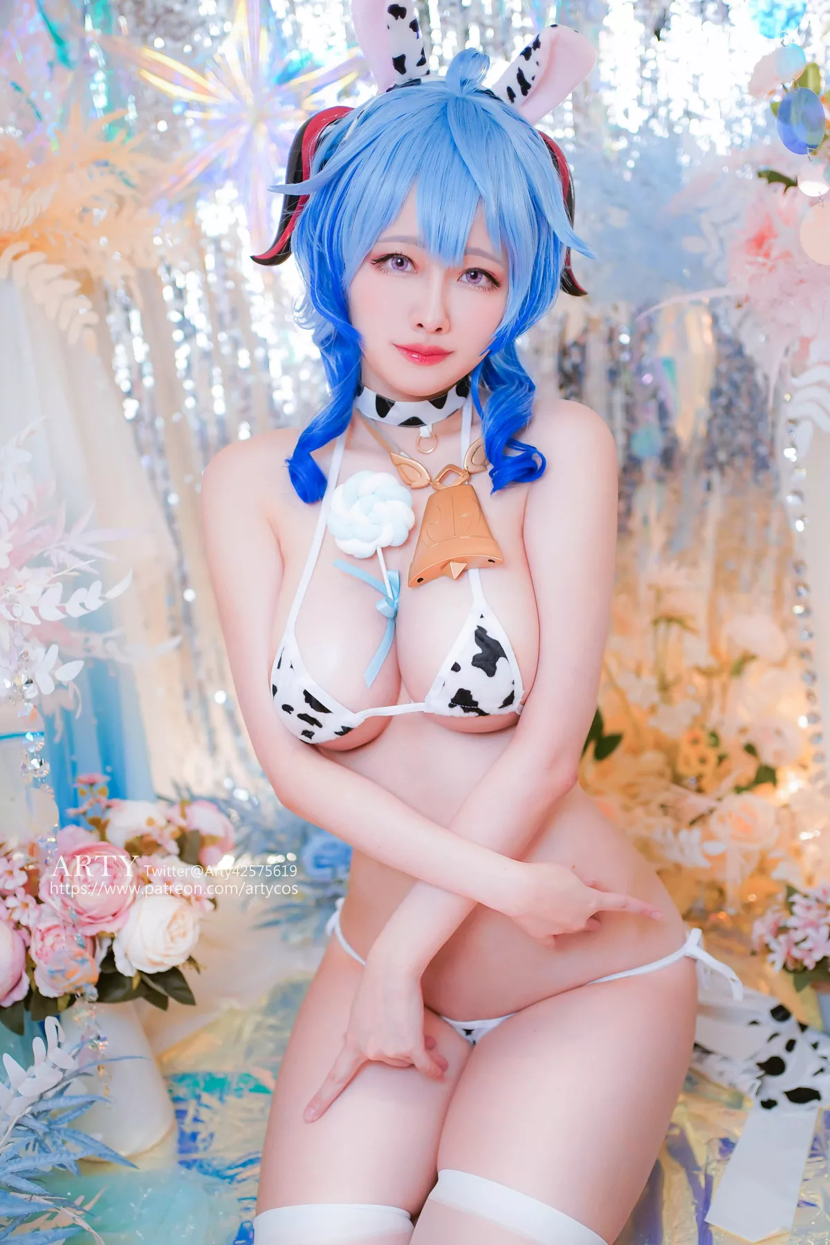 Arty亚�� Ganyu 佳人Cosplay 格调私摄 甘雨