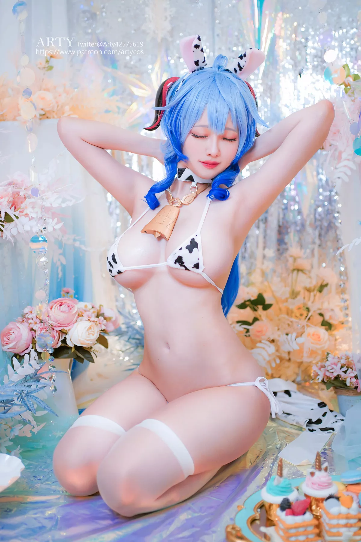 Arty亚�� Ganyu 佳人Cosplay 格调私摄 甘雨
