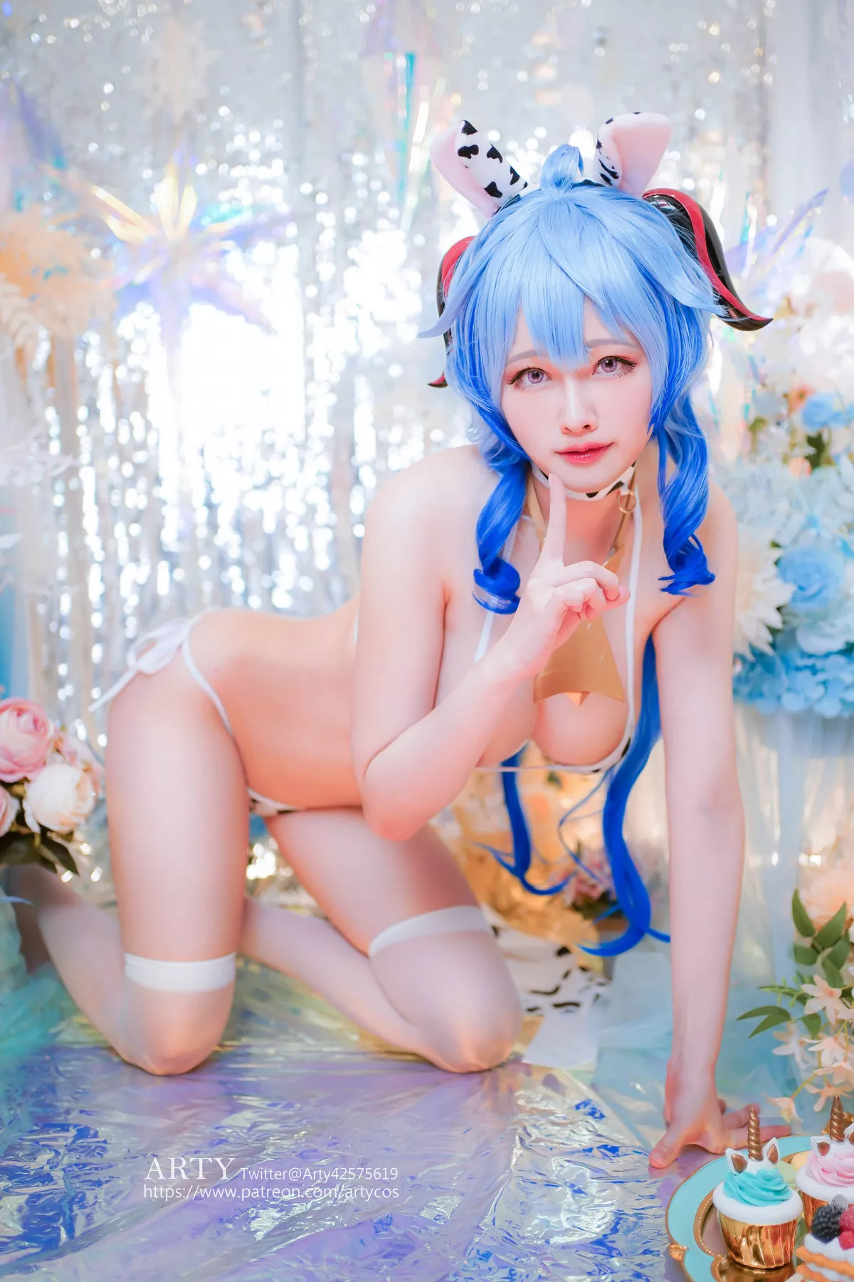 Arty亚�� Ganyu 佳人Cosplay 格调私摄 甘雨