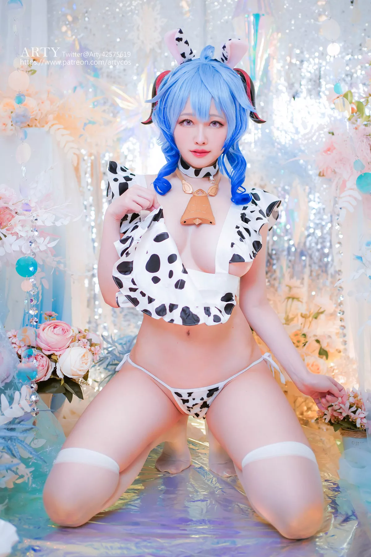 Arty亚�� Ganyu 佳人Cosplay 格调私摄 甘雨