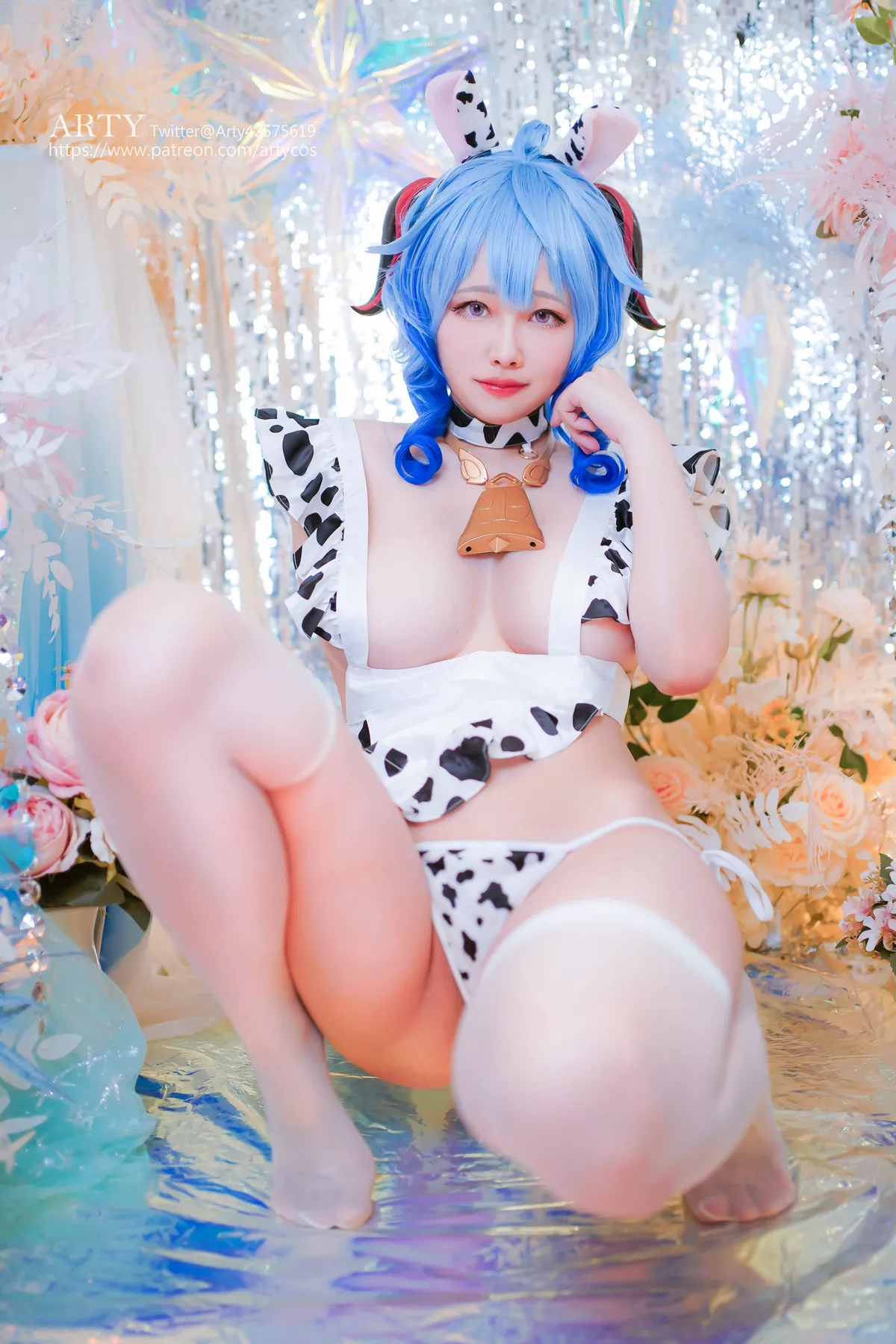 Arty亚�� Ganyu 佳人Cosplay 格调私摄 甘雨