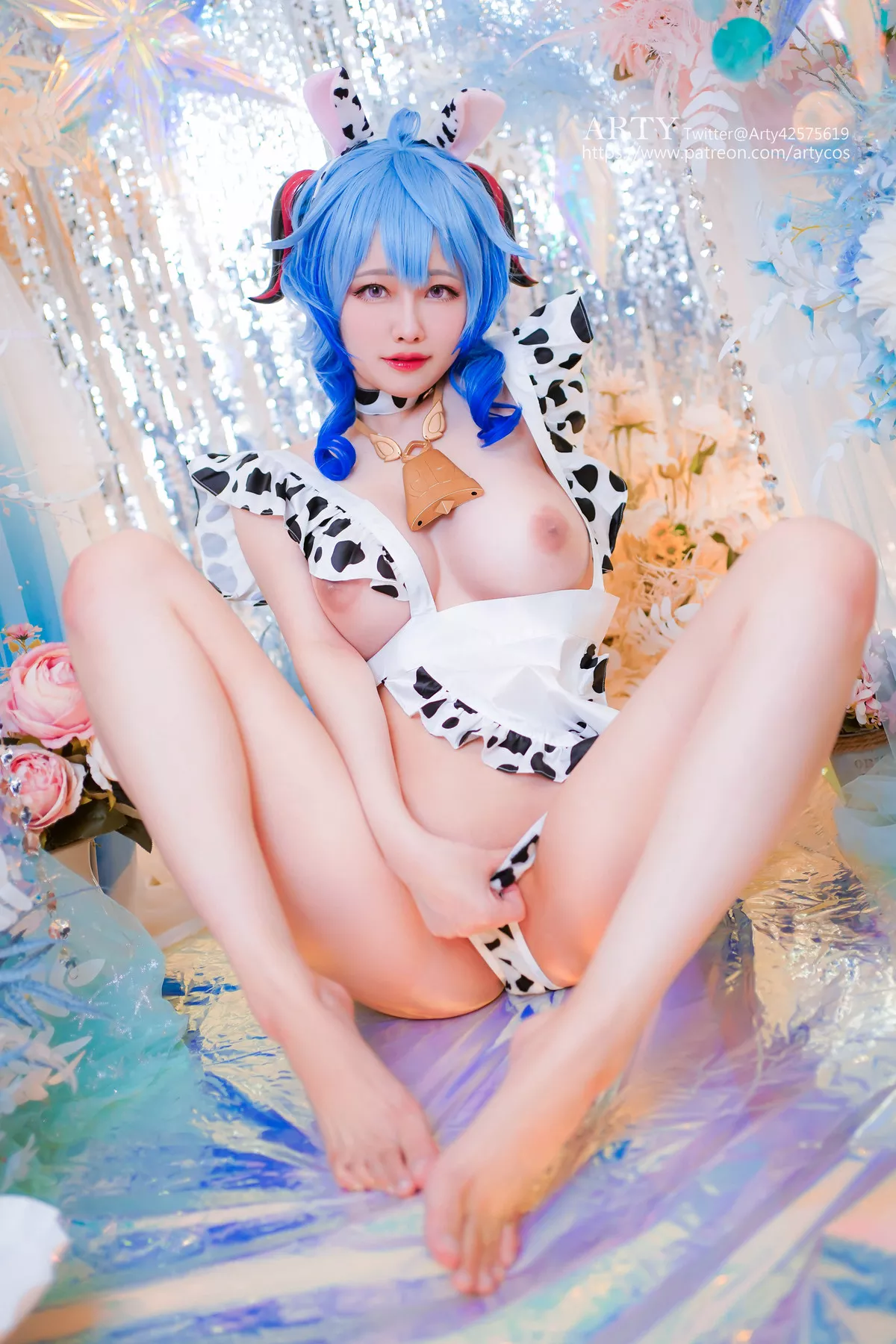 Arty亚�� Ganyu 佳人Cosplay 格调私摄 甘雨