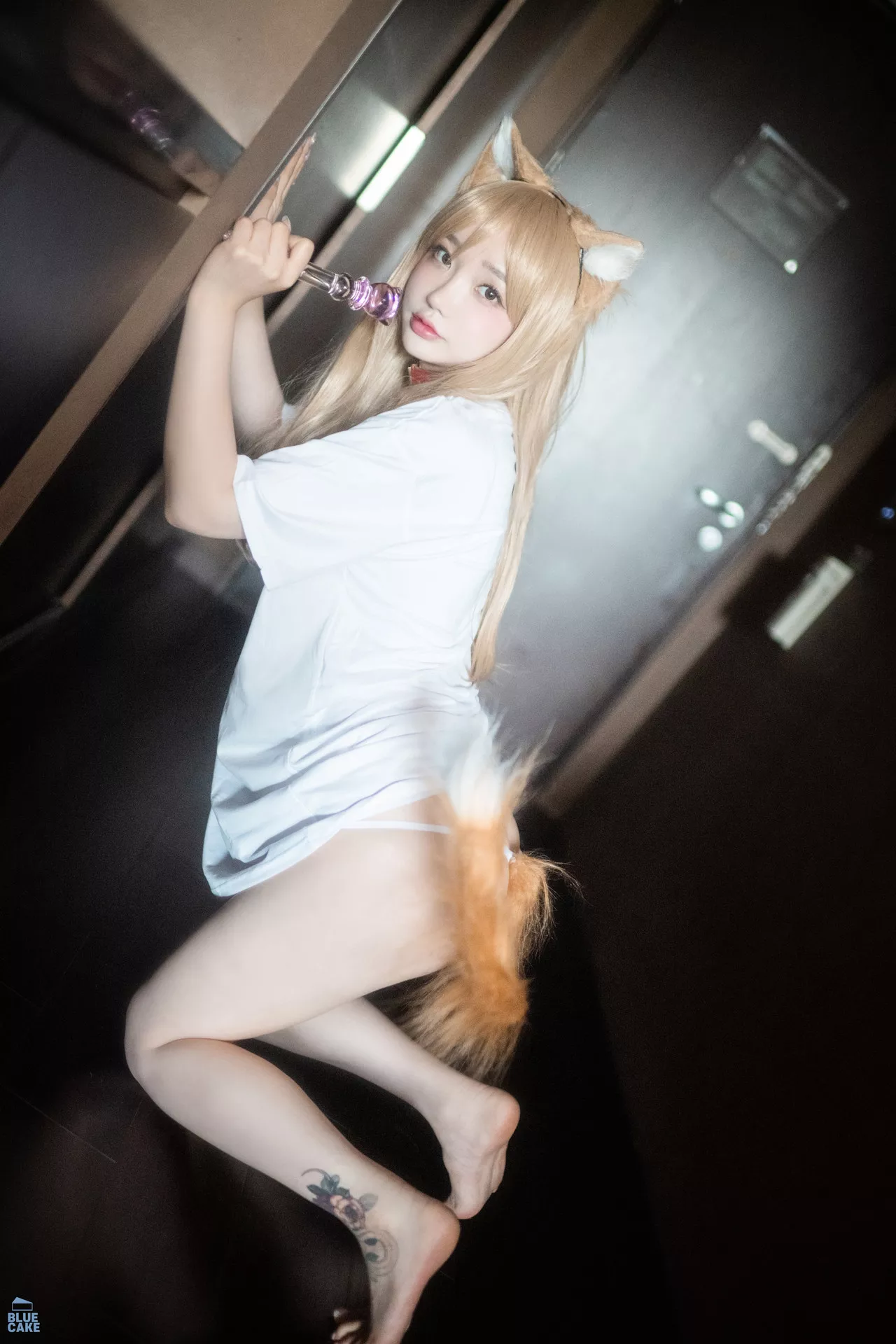 高丽美女摄影 Puss RED COS 全集修正 Ver Yeeun【BLUECAKE ( Puss  Son 蓝色蛋糕】 PLAY)