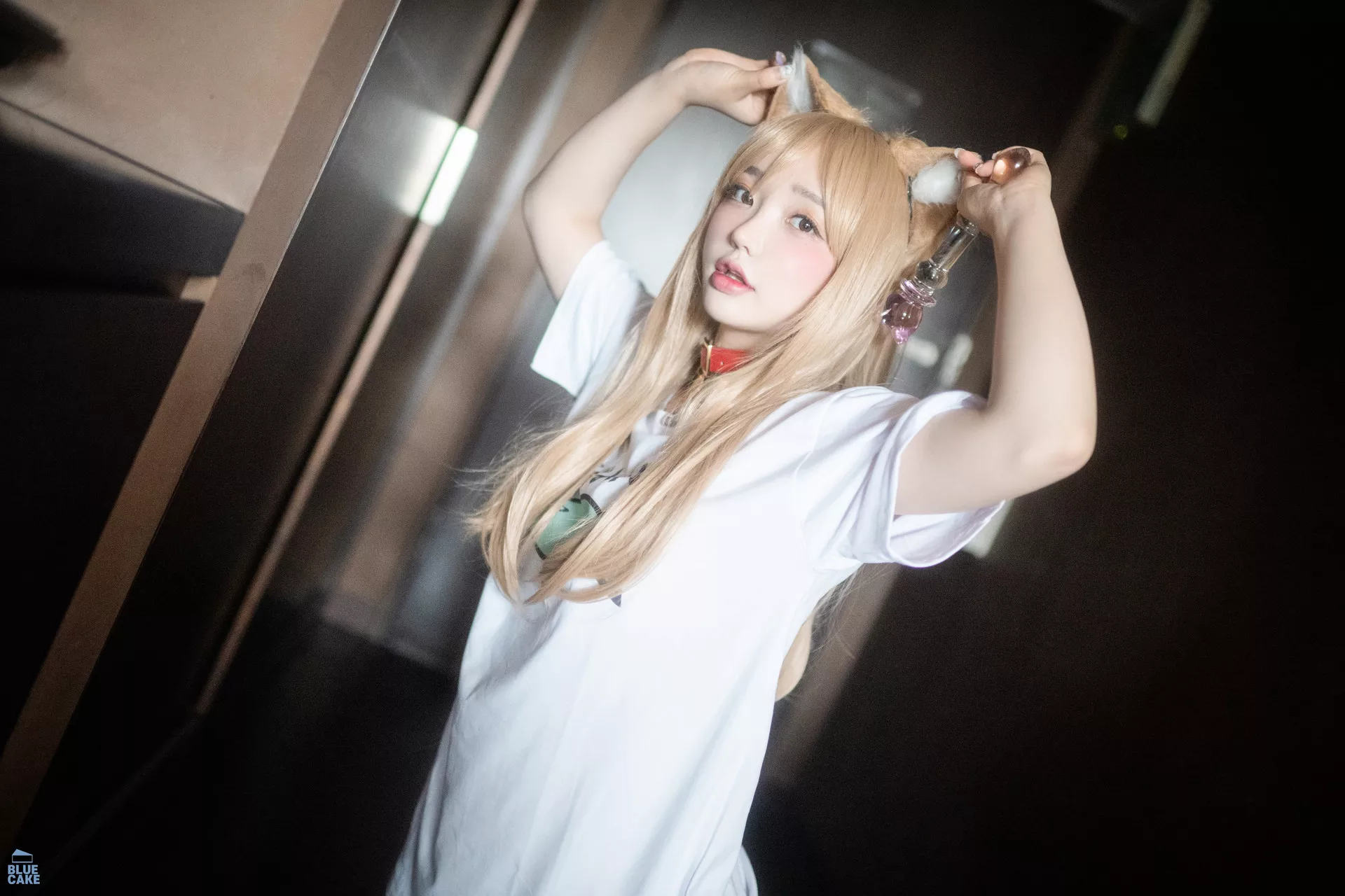 高丽美女摄影 Puss RED COS 全集修正 Ver Yeeun【BLUECAKE ( Puss  Son 蓝色蛋糕】 PLAY)