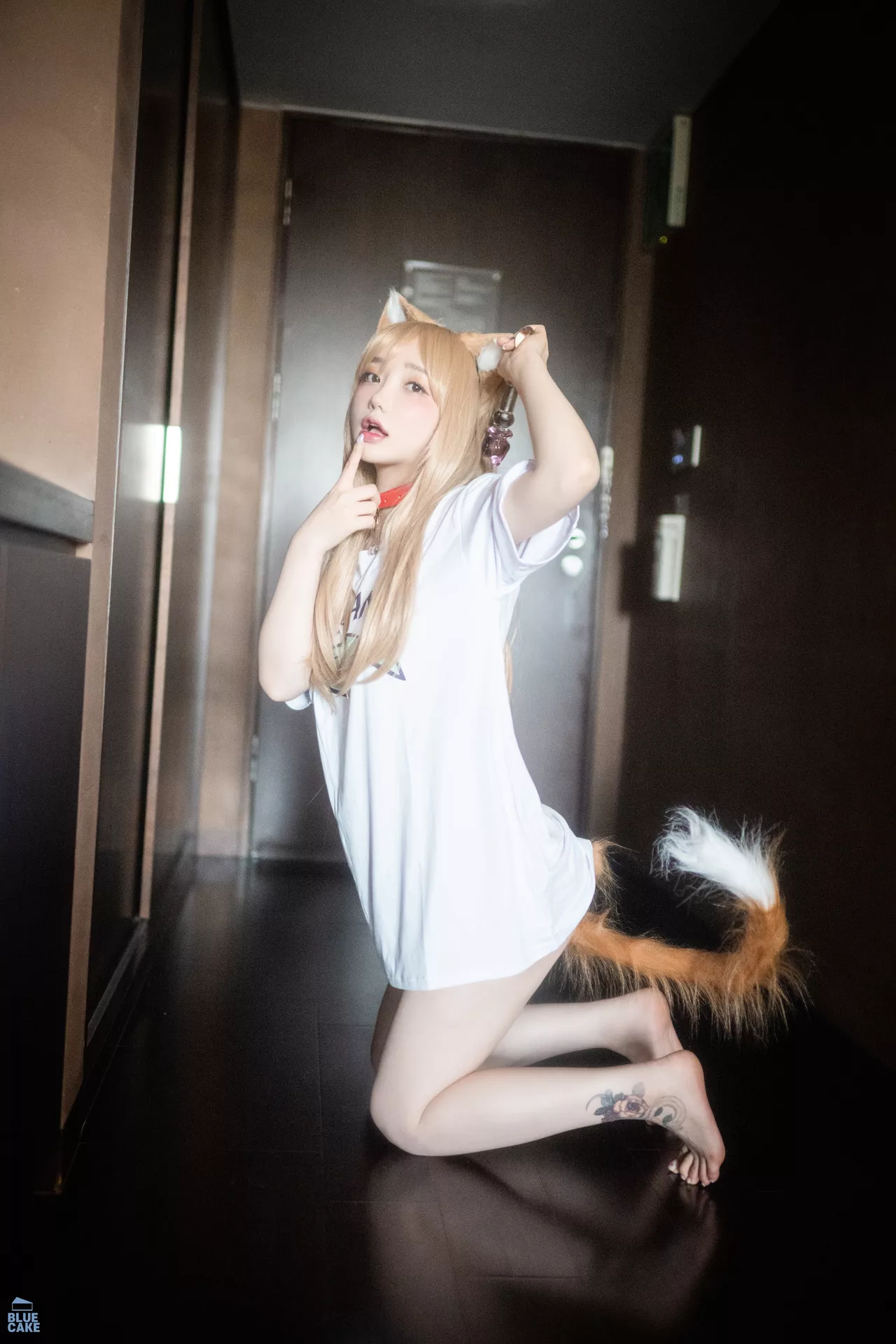 高丽美女摄影 Puss RED COS 全集修正 Ver Yeeun【BLUECAKE ( Puss  Son 蓝色蛋糕】 PLAY)