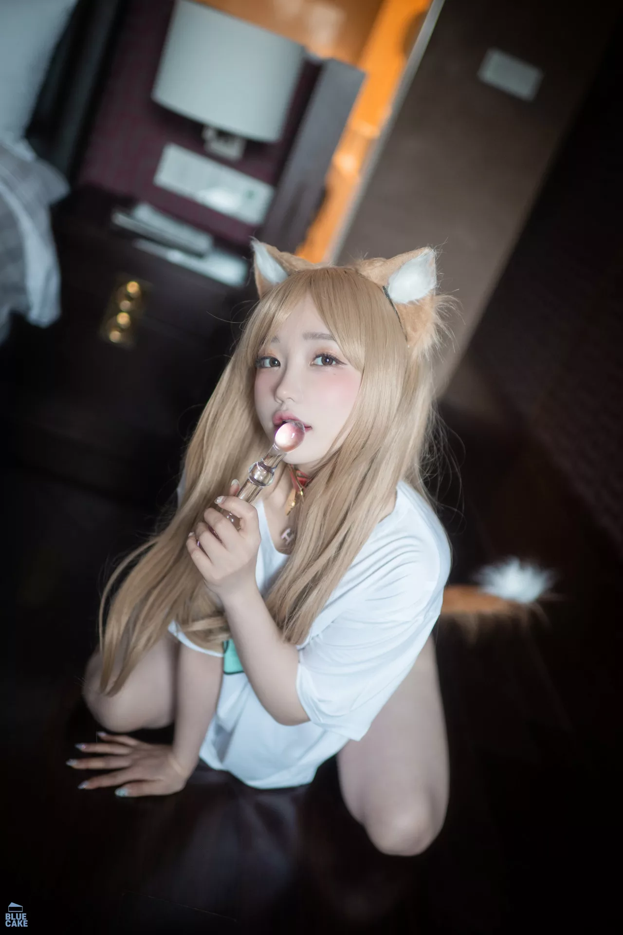 高丽美女摄影 Puss RED COS 全集修正 Ver Yeeun【BLUECAKE ( Puss  Son 蓝色蛋糕】 PLAY)