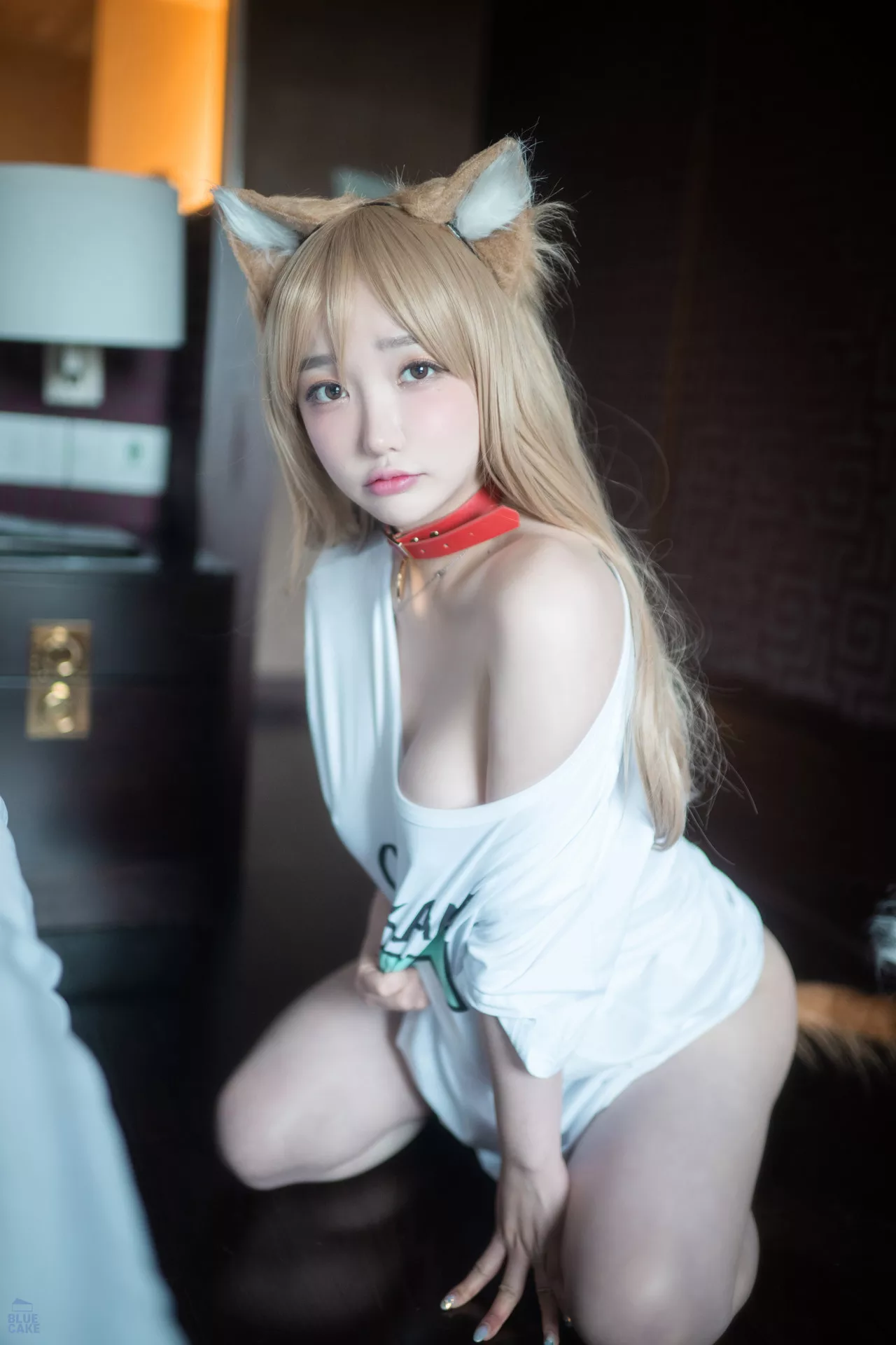 高丽美女摄影 Puss RED COS 全集修正 Ver Yeeun【BLUECAKE ( Puss  Son 蓝色蛋糕】 PLAY)