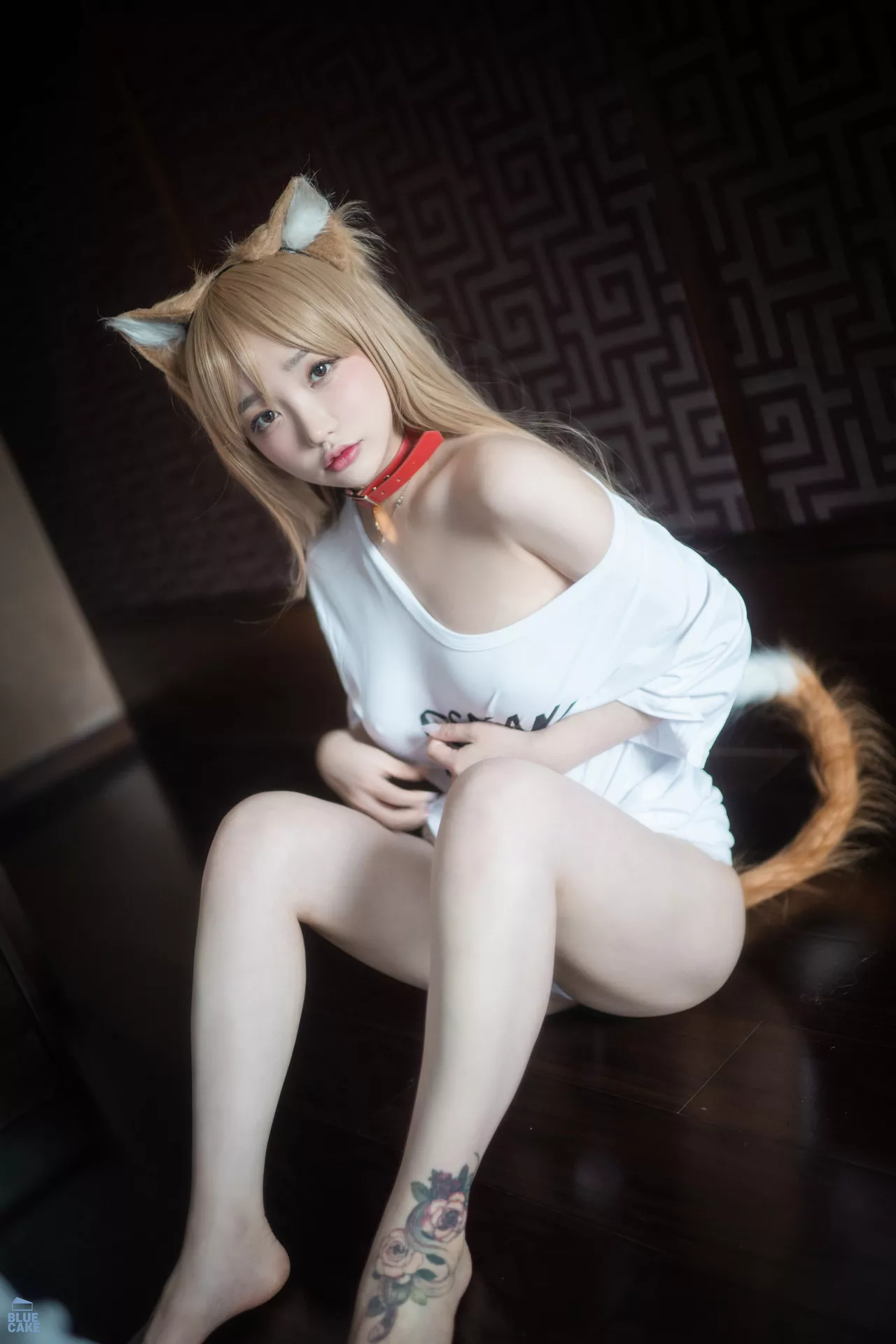 高丽美女摄影 Puss RED COS 全集修正 Ver Yeeun【BLUECAKE ( Puss  Son 蓝色蛋糕】 PLAY)