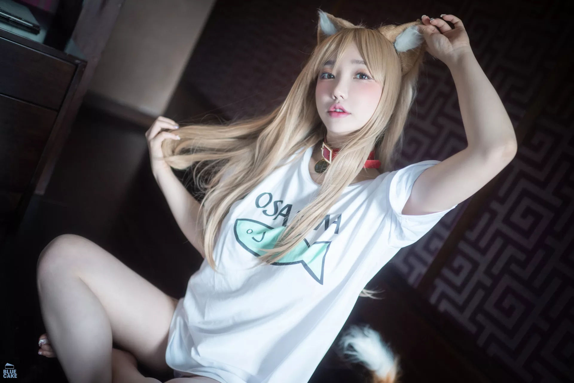 高丽美女摄影 Puss RED COS 全集修正 Ver Yeeun【BLUECAKE ( Puss  Son 蓝色蛋糕】 PLAY)