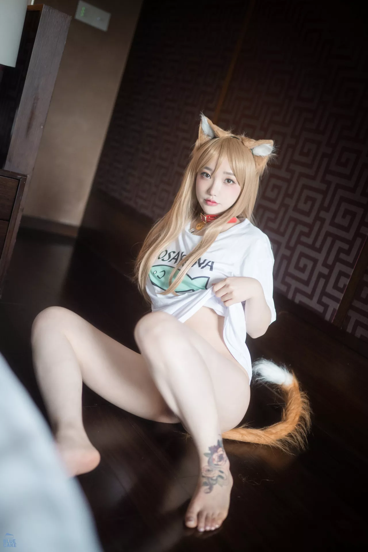 高丽美女摄影 Puss RED COS 全集修正 Ver Yeeun【BLUECAKE ( Puss  Son 蓝色蛋糕】 PLAY)