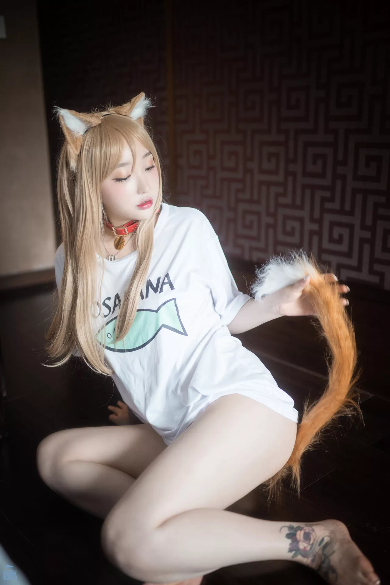 高丽美女摄影 Puss RED COS 全集修正 Ver Yeeun【BLUECAKE ( Puss  Son 蓝色蛋糕】 PLAY)