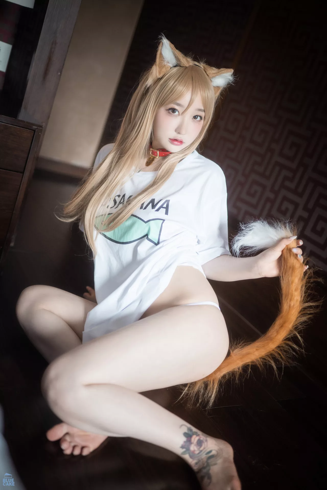 高丽美女摄影 Puss RED COS 全集修正 Ver Yeeun【BLUECAKE ( Puss  Son 蓝色蛋糕】 PLAY)