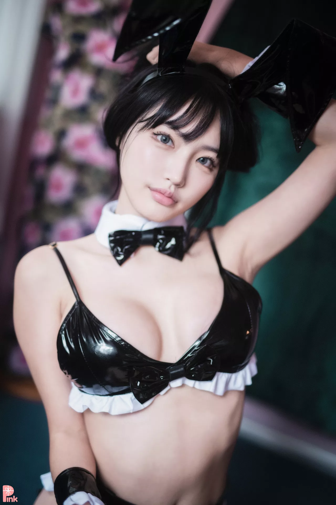 高丽辣模摄影  Bunny 全集修正 Girl 粉菇凉】 Swimsuit 【PINK Linda