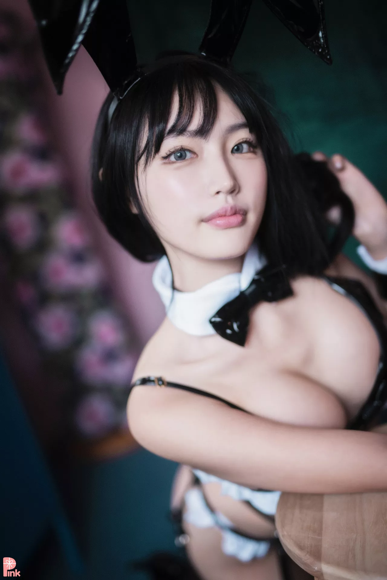高丽辣模摄影  Bunny 全集修正 Girl 粉菇凉】 Swimsuit 【PINK Linda