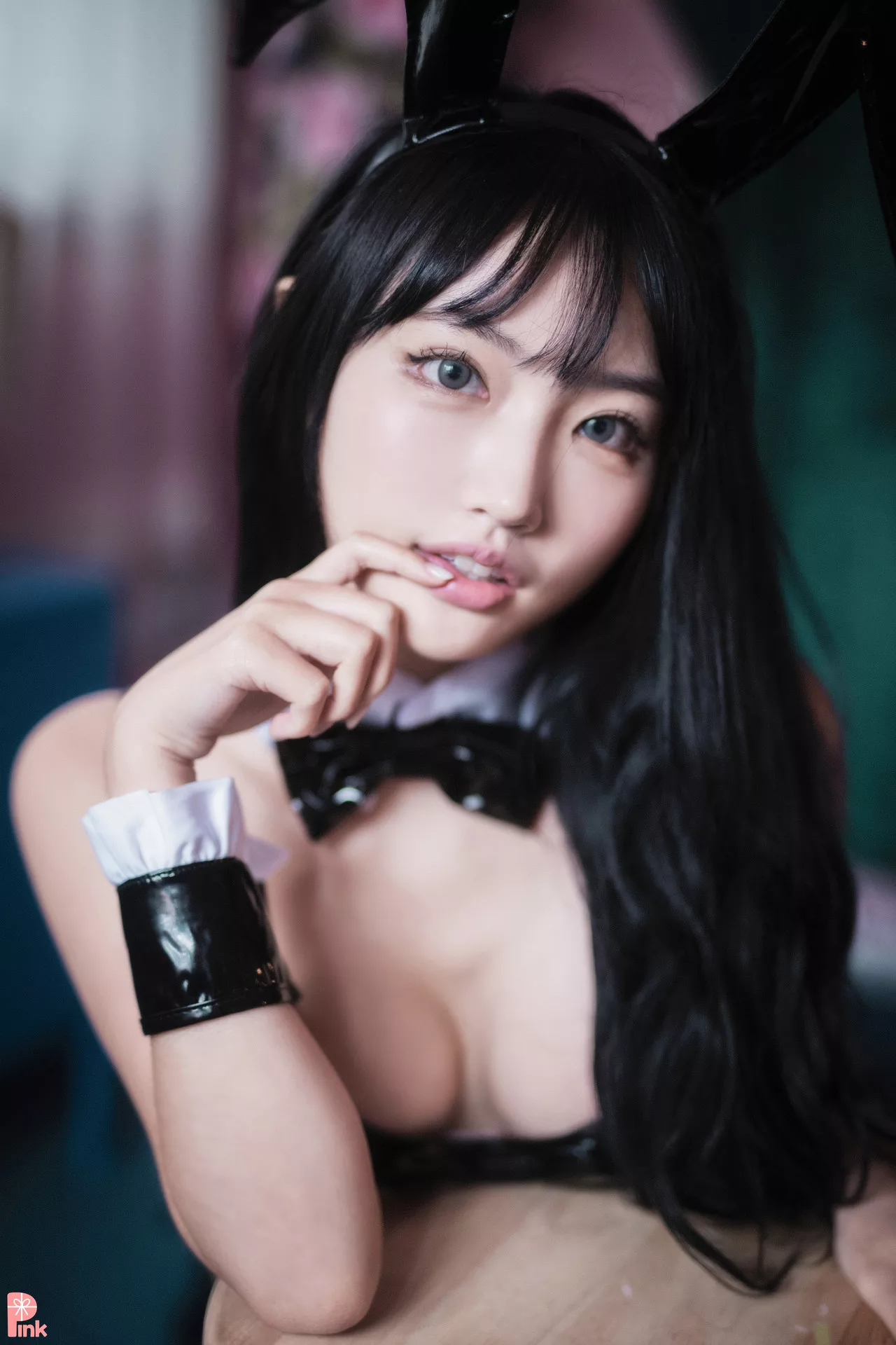 高丽辣模摄影  Bunny 全集修正 Girl 粉菇凉】 Swimsuit 【PINK Linda