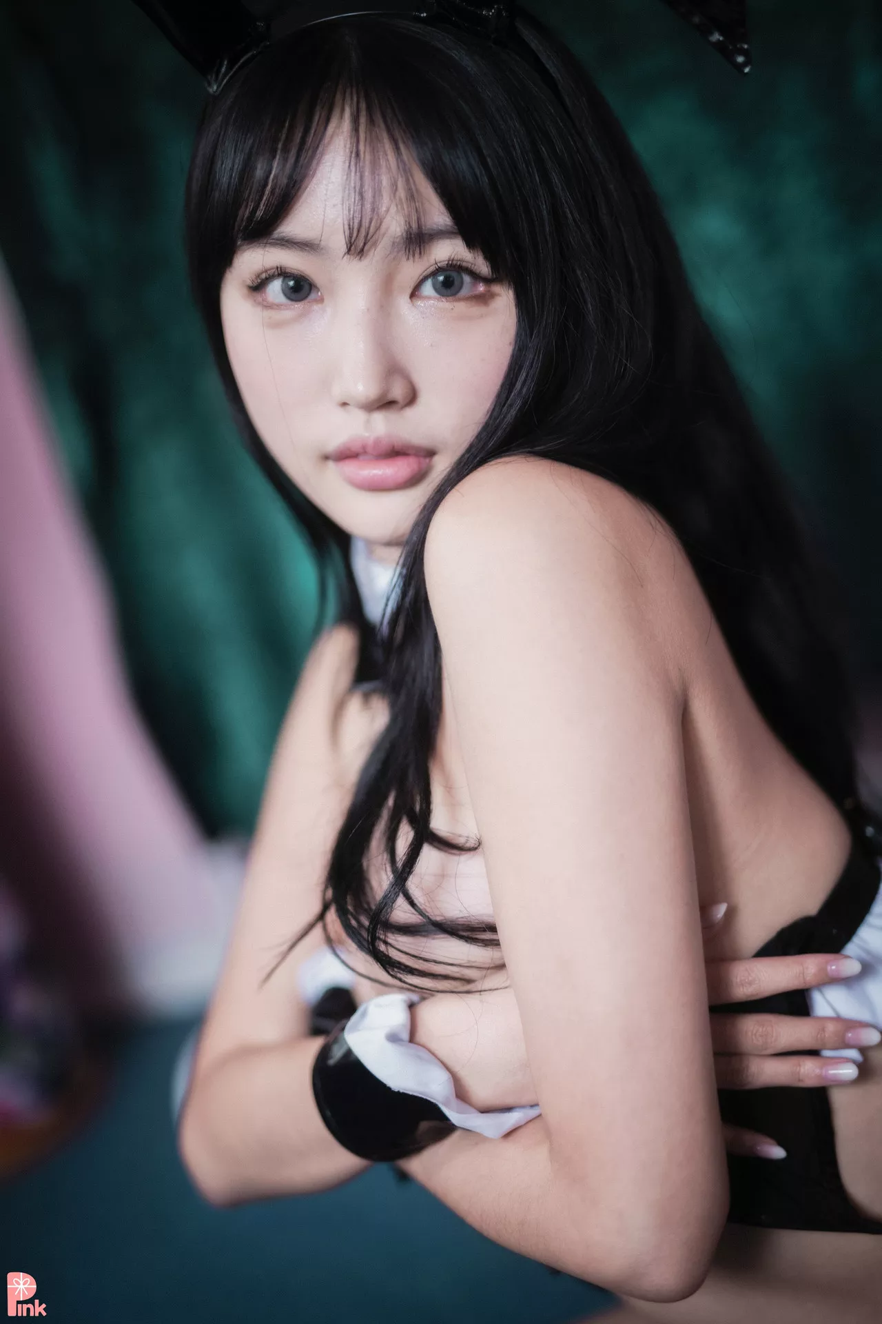 高丽辣模摄影  Bunny 全集修正 Girl 粉菇凉】 Swimsuit 【PINK Linda