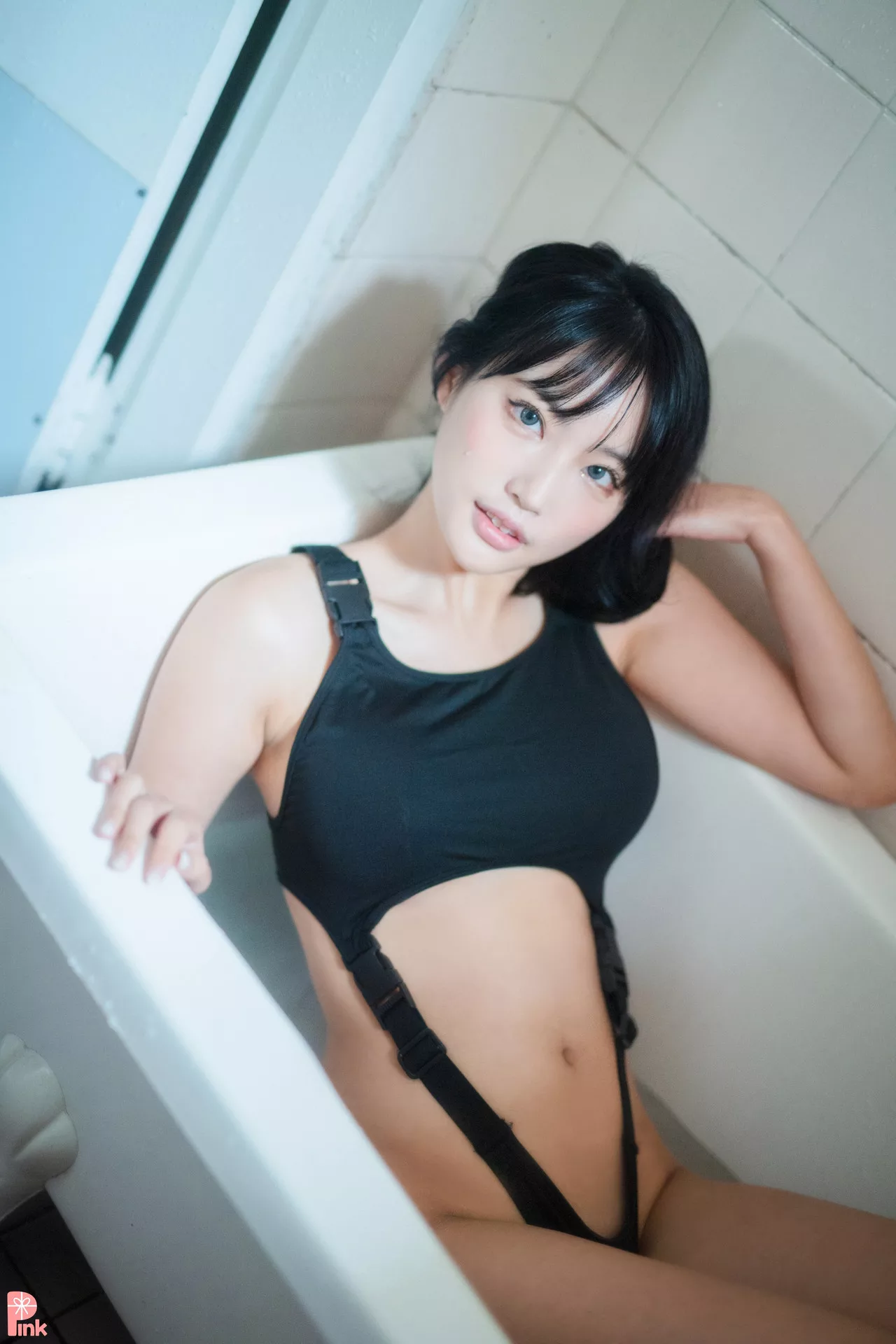 高丽辣模摄影  Bunny 全集修正 Girl 粉菇凉】 Swimsuit 【PINK Linda