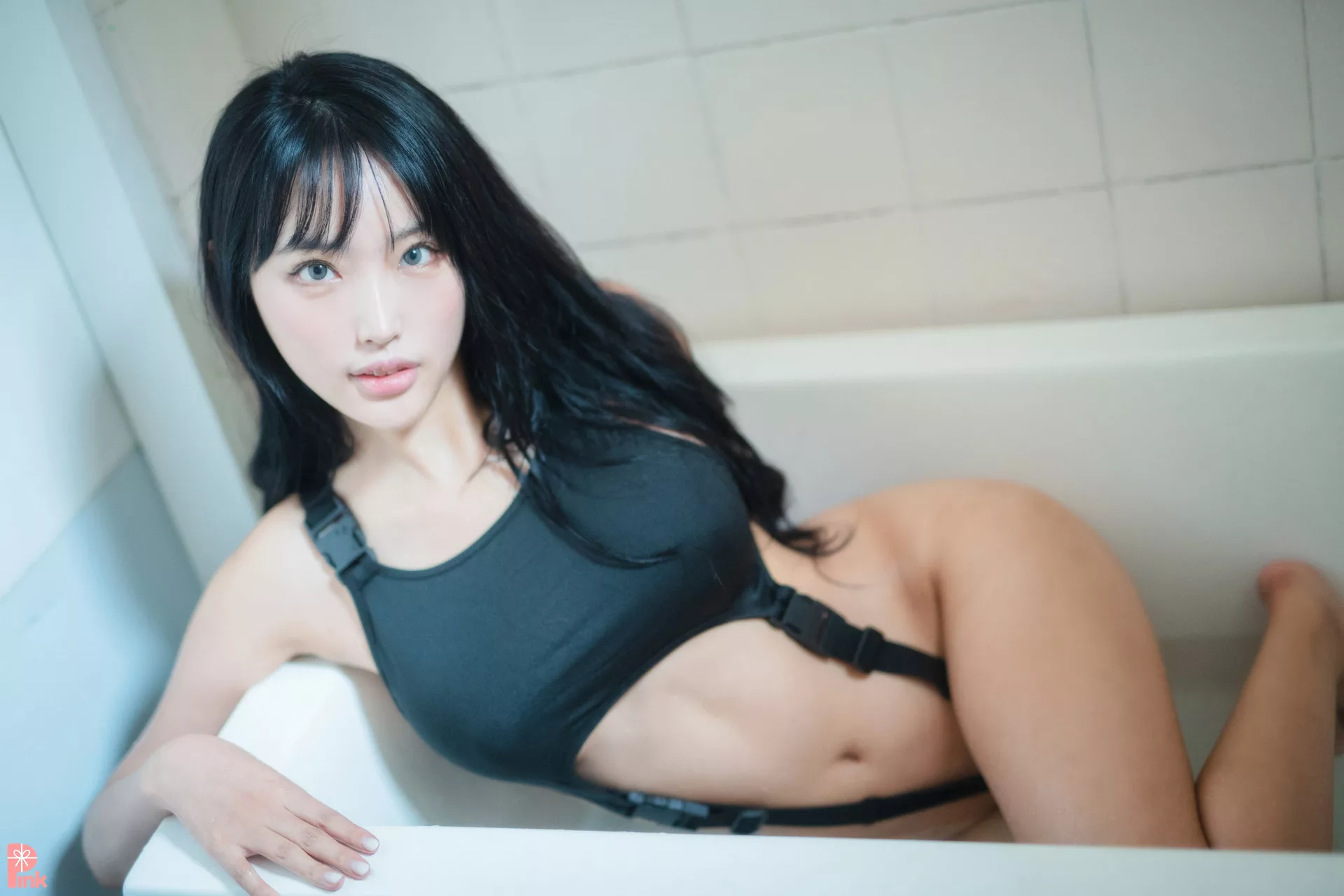 高丽辣模摄影  Bunny 全集修正 Girl 粉菇凉】 Swimsuit 【PINK Linda