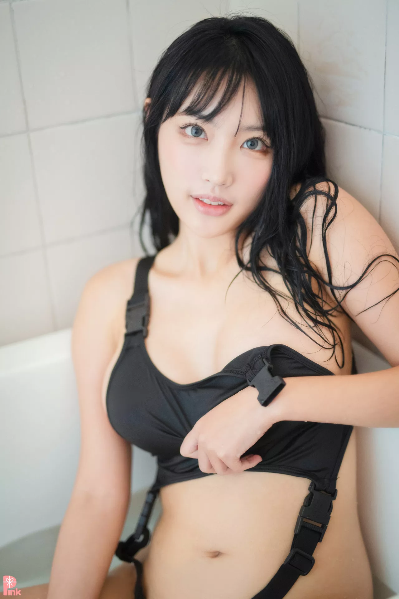 高丽辣模摄影  Bunny 全集修正 Girl 粉菇凉】 Swimsuit 【PINK Linda