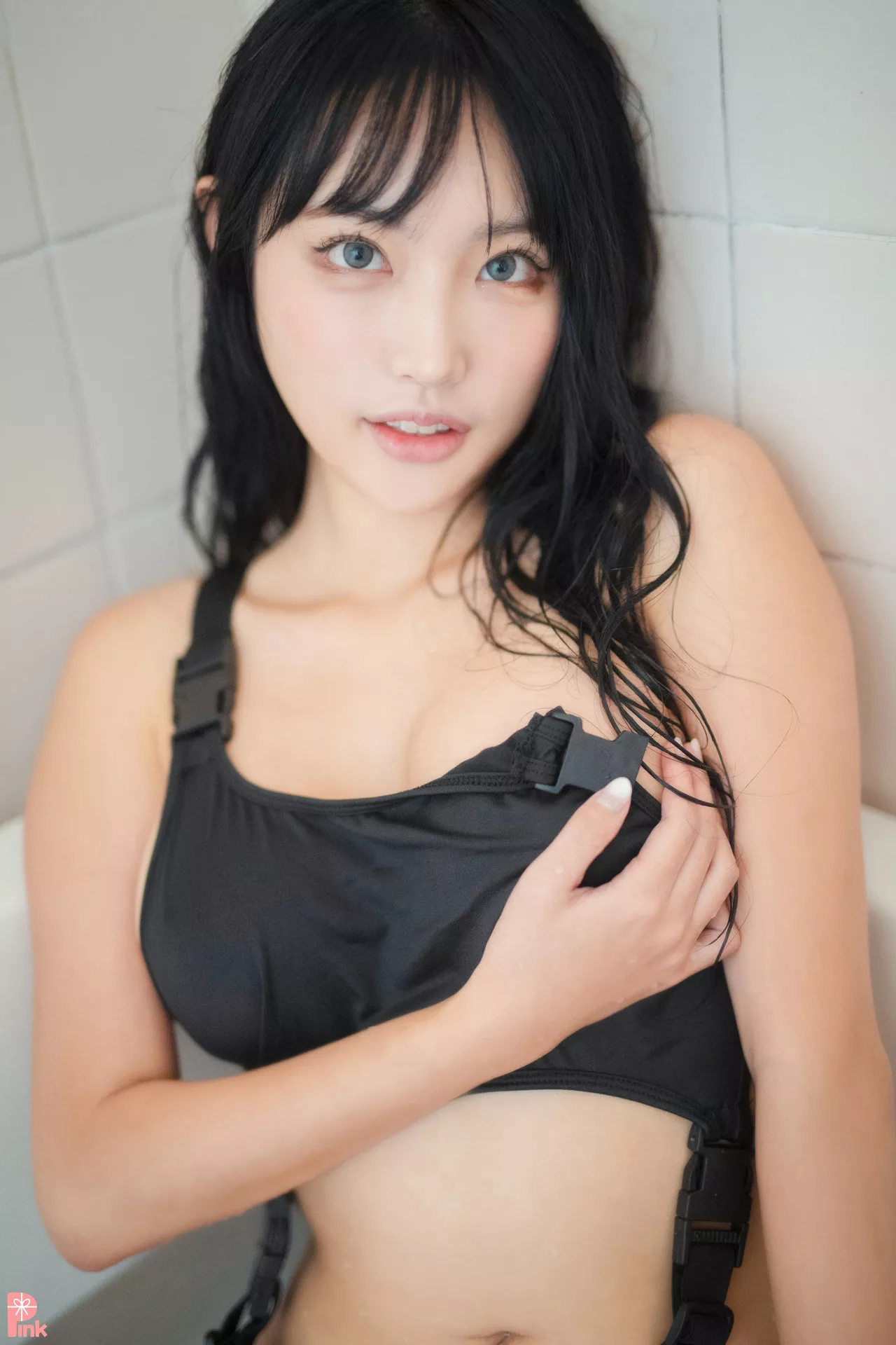高丽辣模摄影  Bunny 全集修正 Girl 粉菇凉】 Swimsuit 【PINK Linda