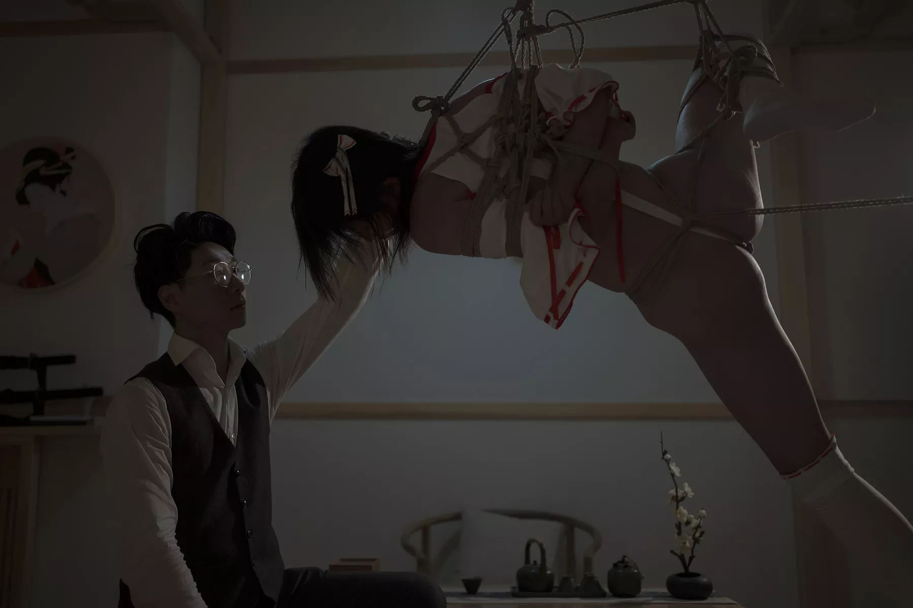 Rope 撩人私房 花与绳 尤物Cosplay 云溪溪  Flower and