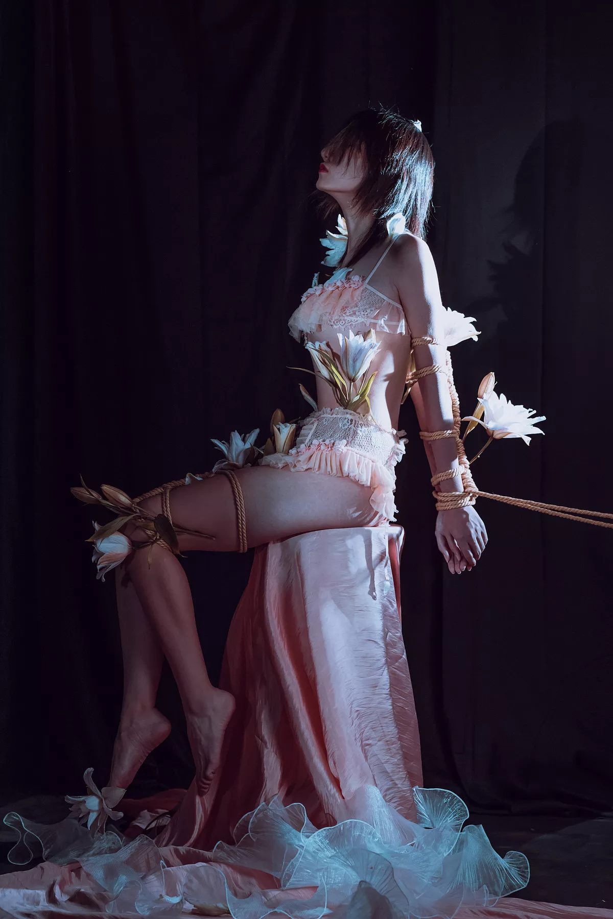 Rope 撩人私房 花与绳 尤物Cosplay 云溪溪  Flower and