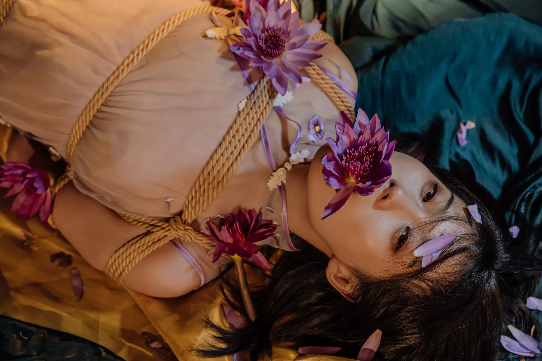 Rope 撩人私房 花与绳 尤物Cosplay 云溪溪  Flower and