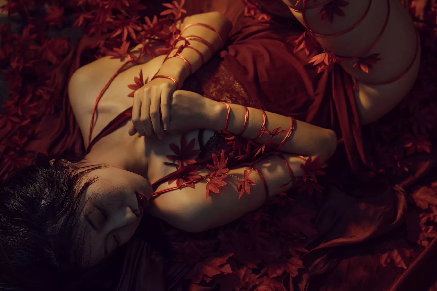 Rope 撩人私房 花与绳 尤物Cosplay 云溪溪  Flower and