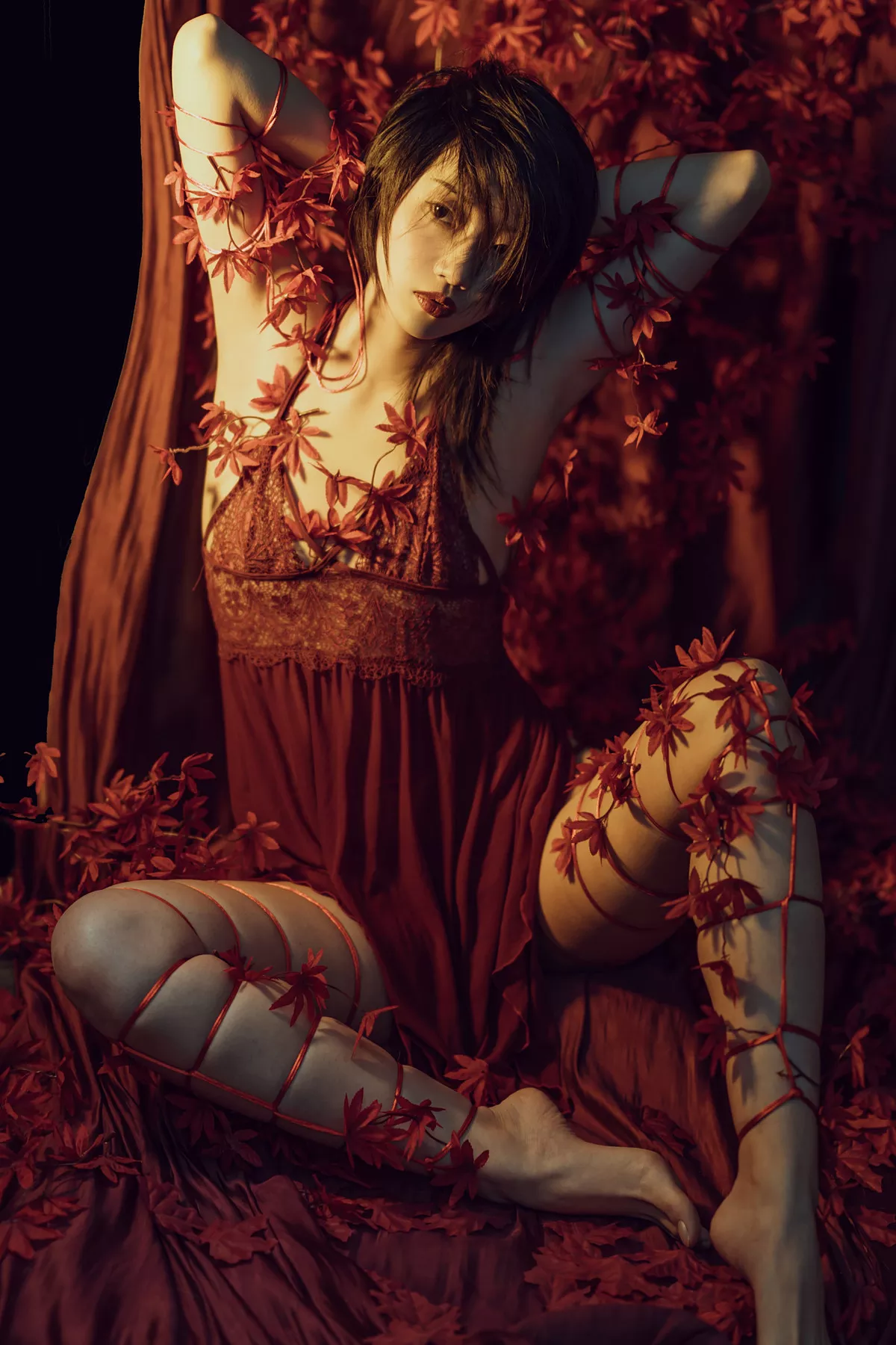 Rope 撩人私房 花与绳 尤物Cosplay 云溪溪  Flower and