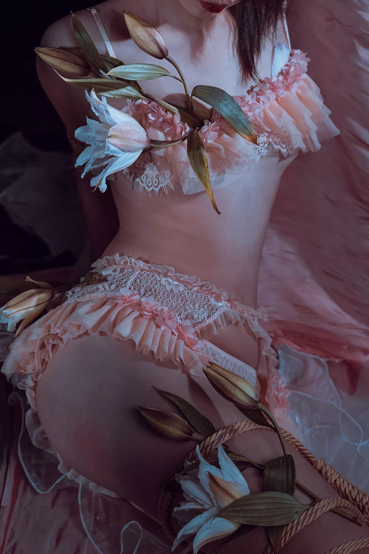 Rope 撩人私房 花与绳 尤物Cosplay 云溪溪  Flower and