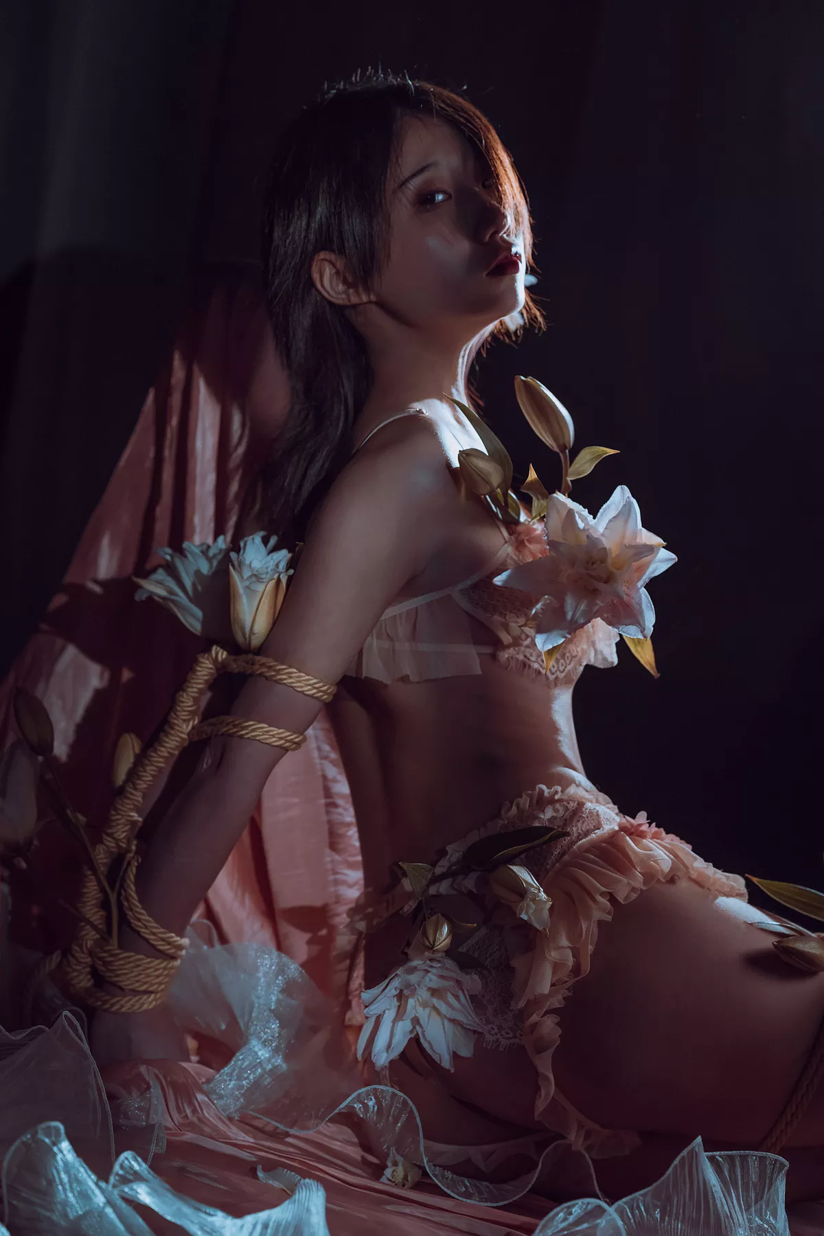 Rope 撩人私房 花与绳 尤物Cosplay 云溪溪  Flower and