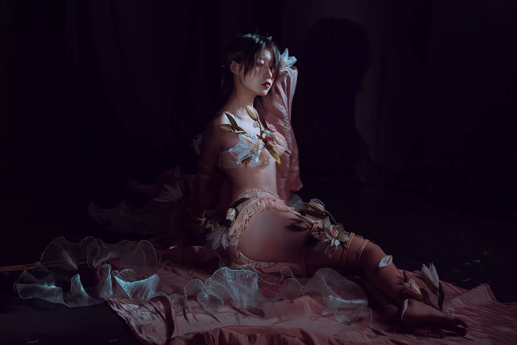 Rope 撩人私房 花与绳 尤物Cosplay 云溪溪  Flower and