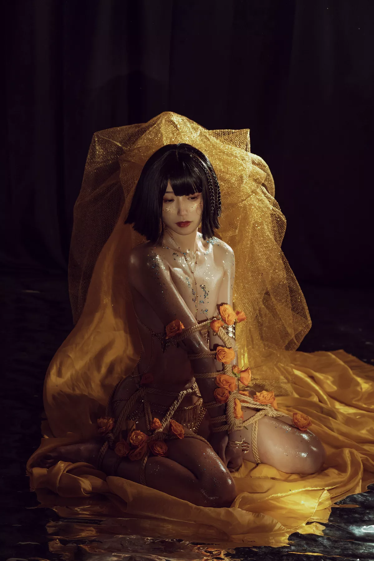 Rope 撩人私房 花与绳 尤物Cosplay 云溪溪  Flower and