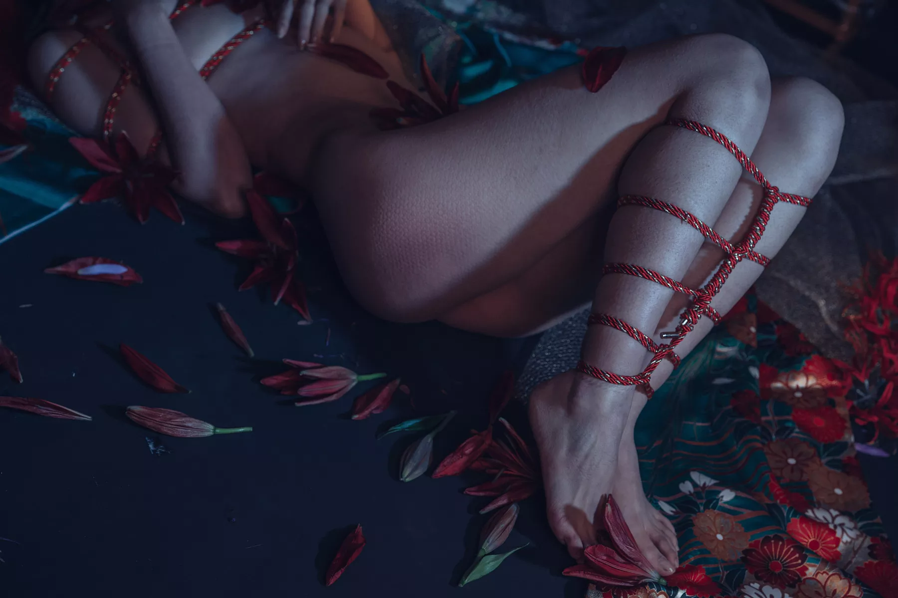 Rope 撩人私房 花与绳 尤物Cosplay 云溪溪  Flower and