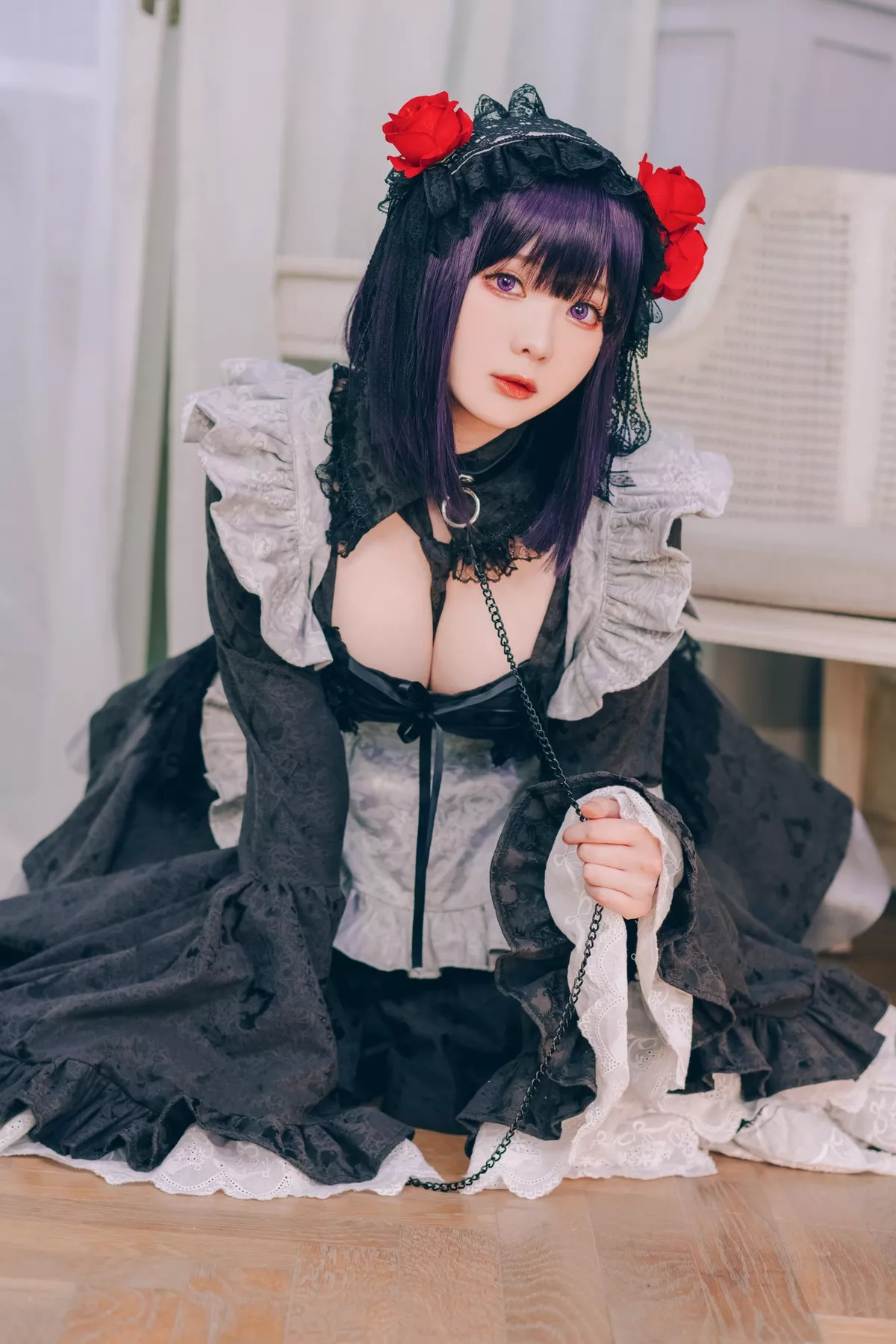 shimo 霜月 尤物Cosplay  黑江�~ 风韵私拍 更衣人偶