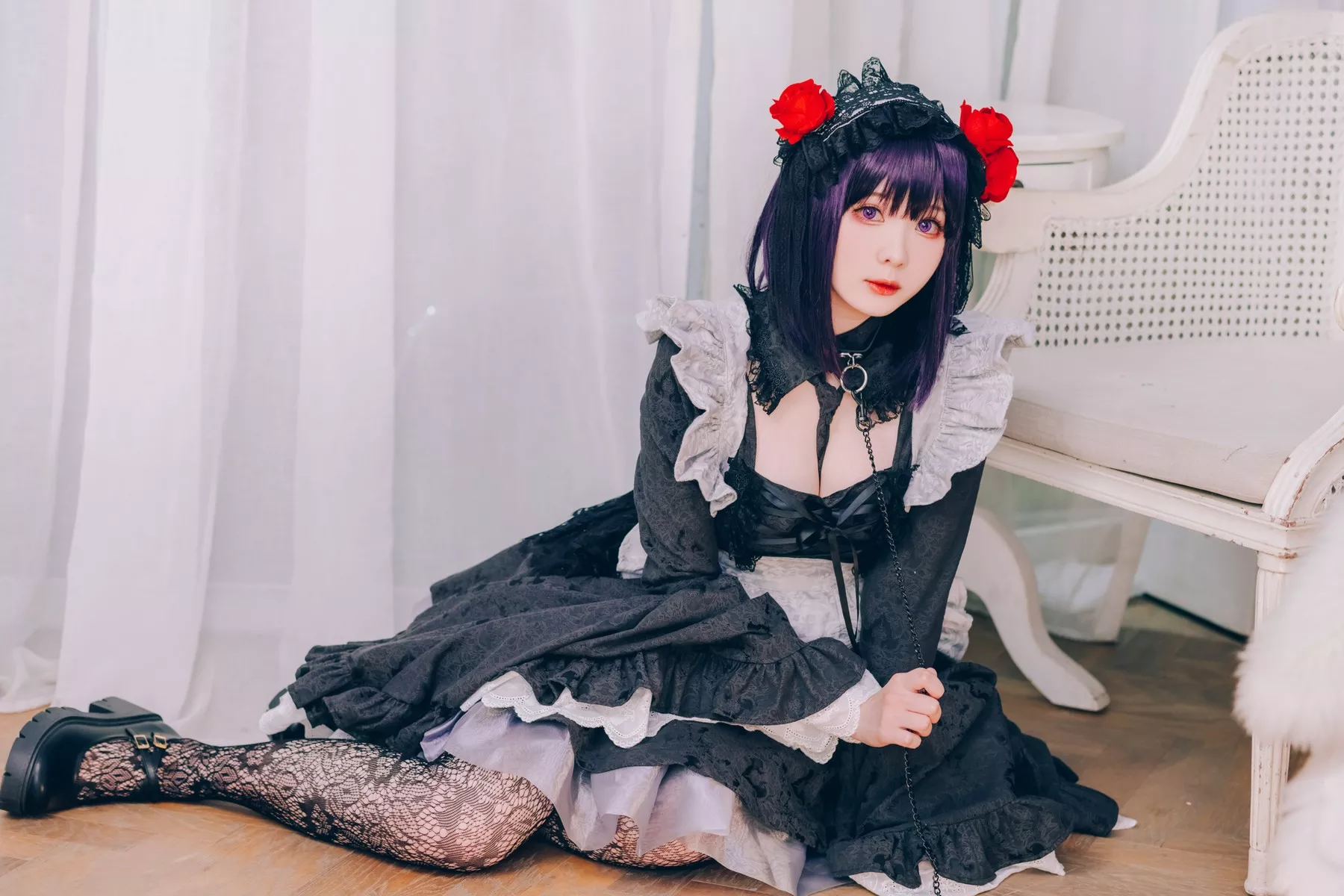 shimo 霜月 尤物Cosplay  黑江�~ 风韵私拍 更衣人偶