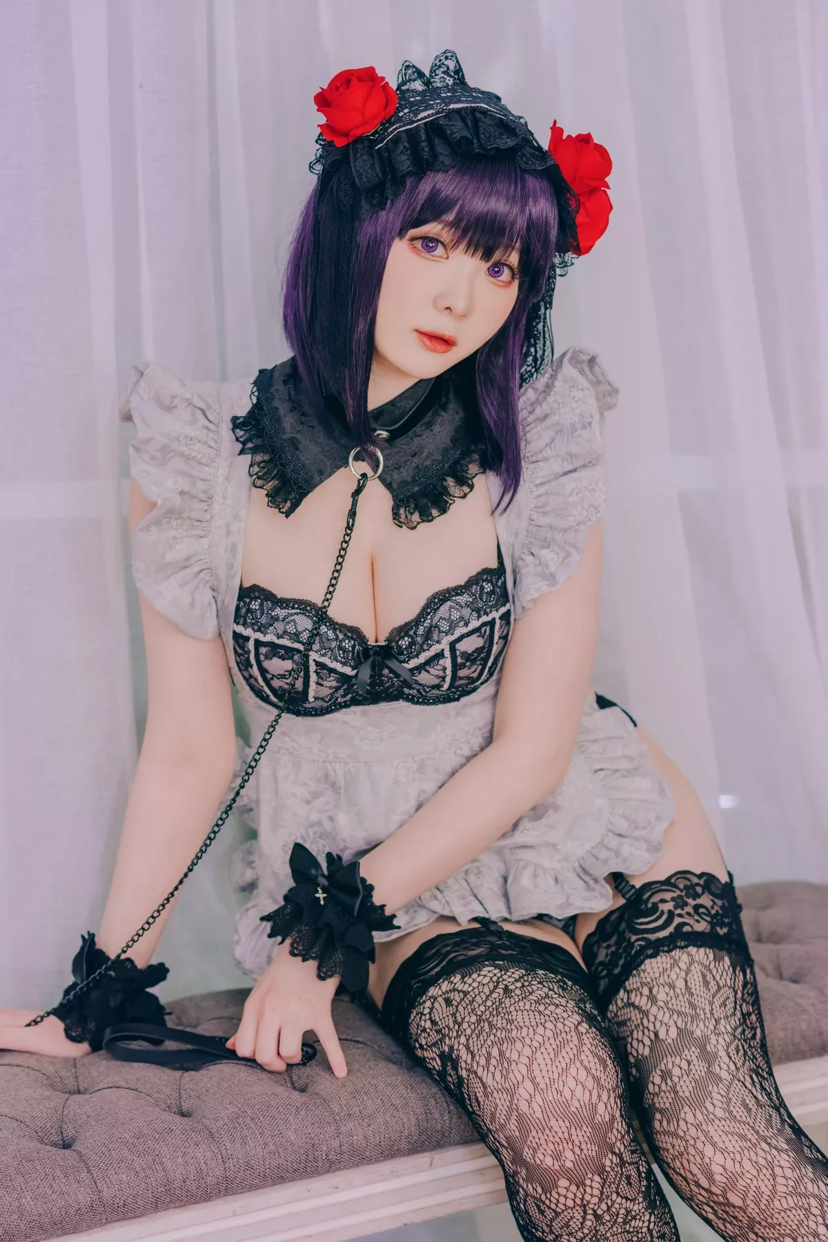 shimo 霜月 尤物Cosplay  黑江�~ 风韵私拍 更衣人偶