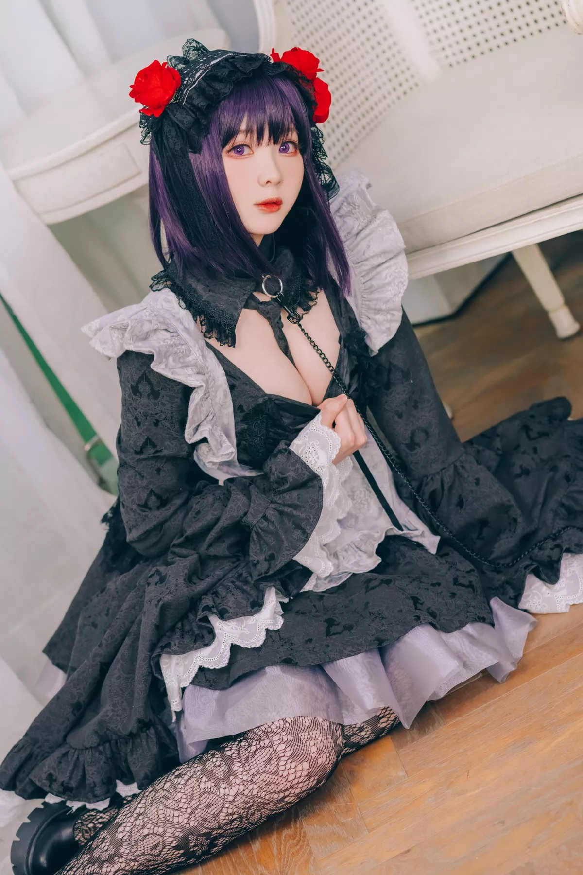 shimo 霜月 尤物Cosplay  黑江�~ 风韵私拍 更衣人偶