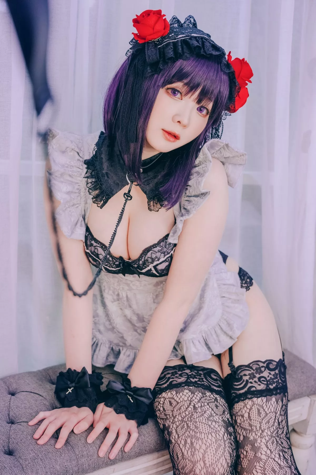 shimo 霜月 尤物Cosplay  黑江�~ 风韵私拍 更衣人偶