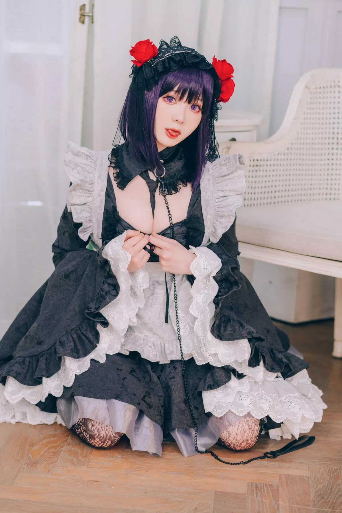 shimo 霜月 尤物Cosplay  黑江�~ 风韵私拍 更衣人偶