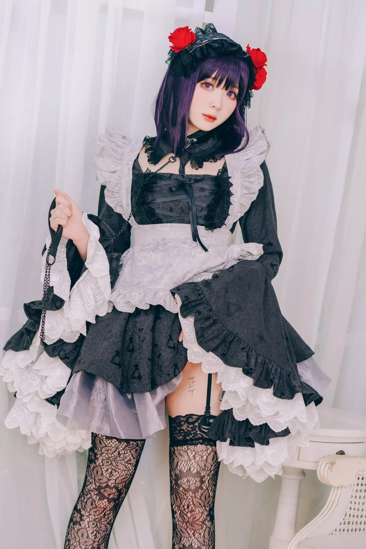 shimo 霜月 尤物Cosplay  黑江�~ 风韵私拍 更衣人偶