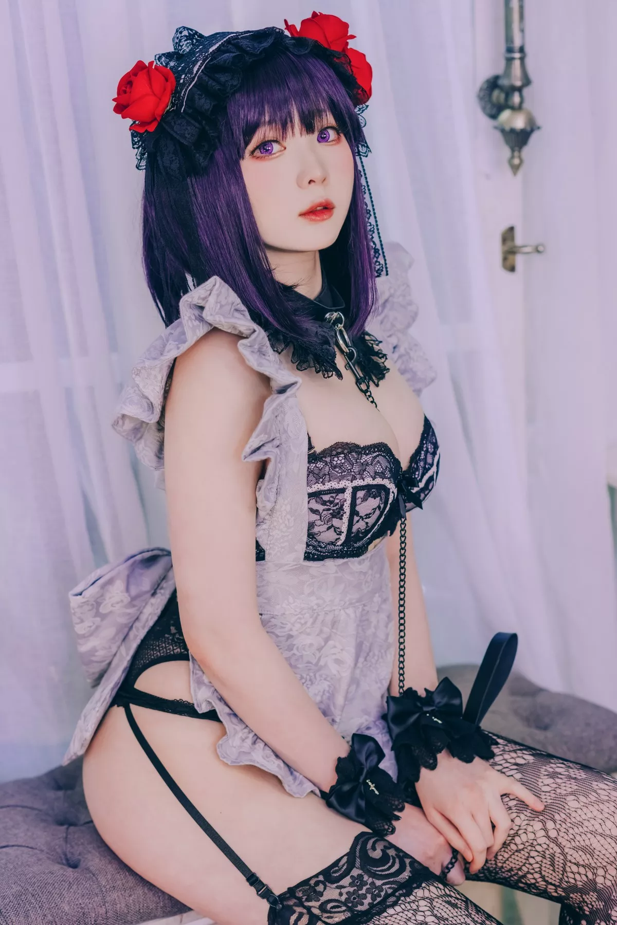 shimo 霜月 尤物Cosplay  黑江�~ 风韵私拍 更衣人偶