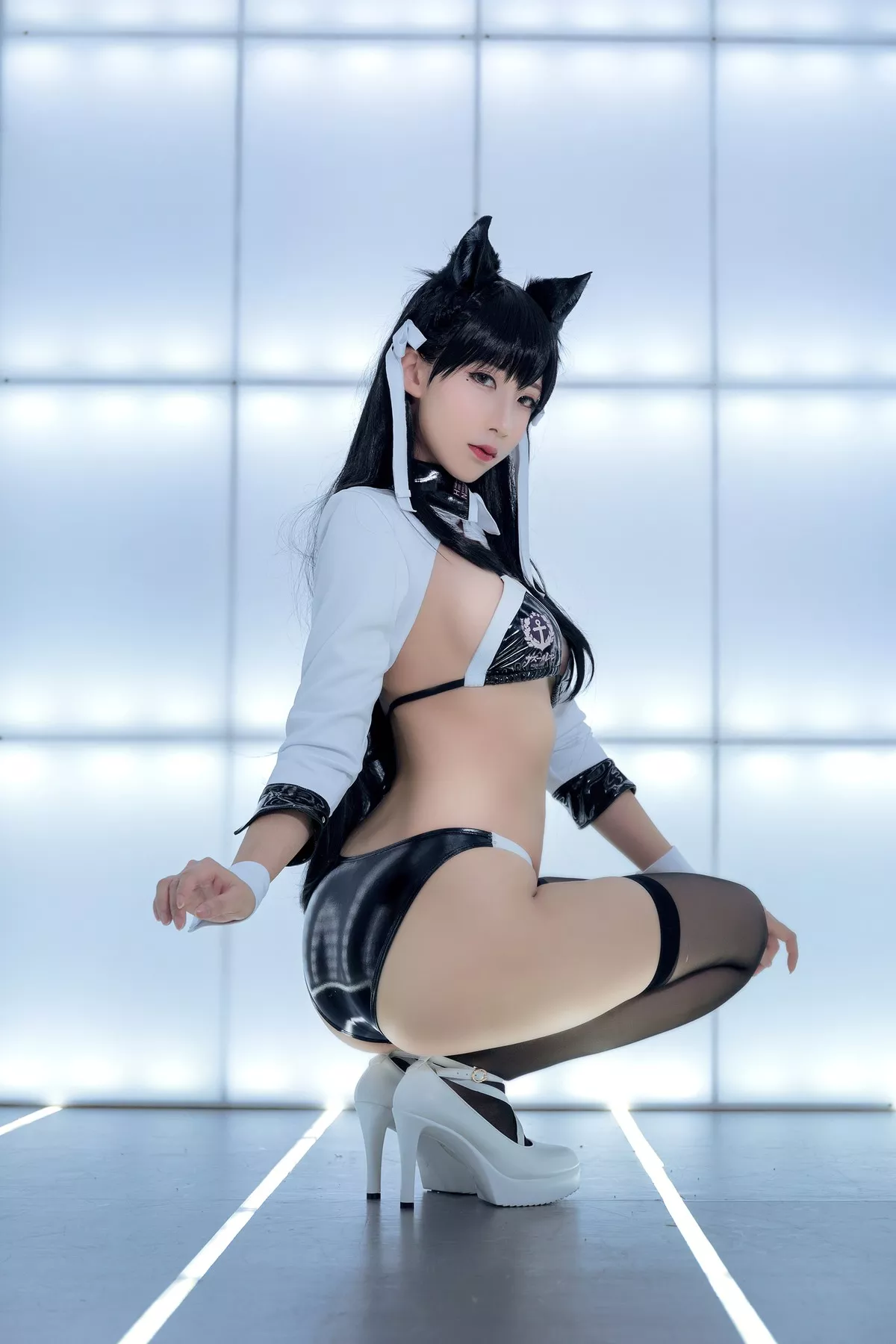 索索 尤物Cosplay 性感私摄 Atago Ver. Queen  Racing 爱宕