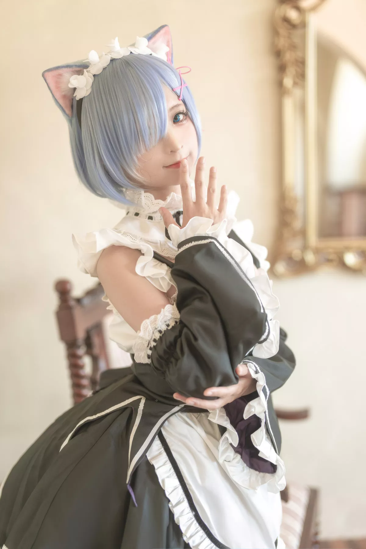 女神Cosplay  蠢沫沫 雷姆 魅魔私房
