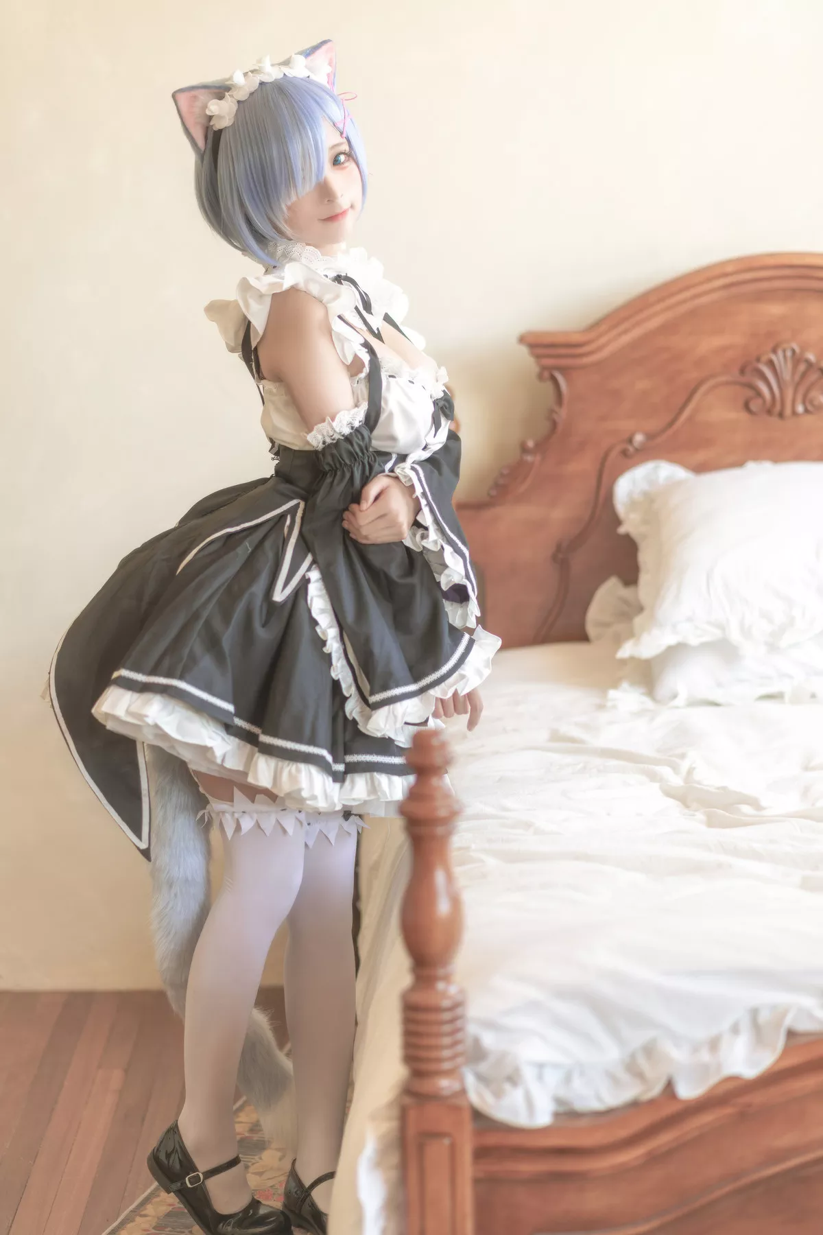 女神Cosplay  蠢沫沫 雷姆 魅魔私房