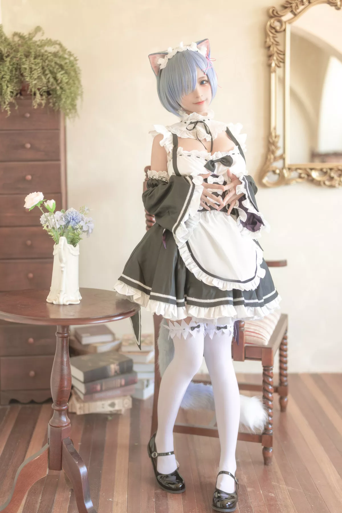 女神Cosplay  蠢沫沫 雷姆 魅魔私房
