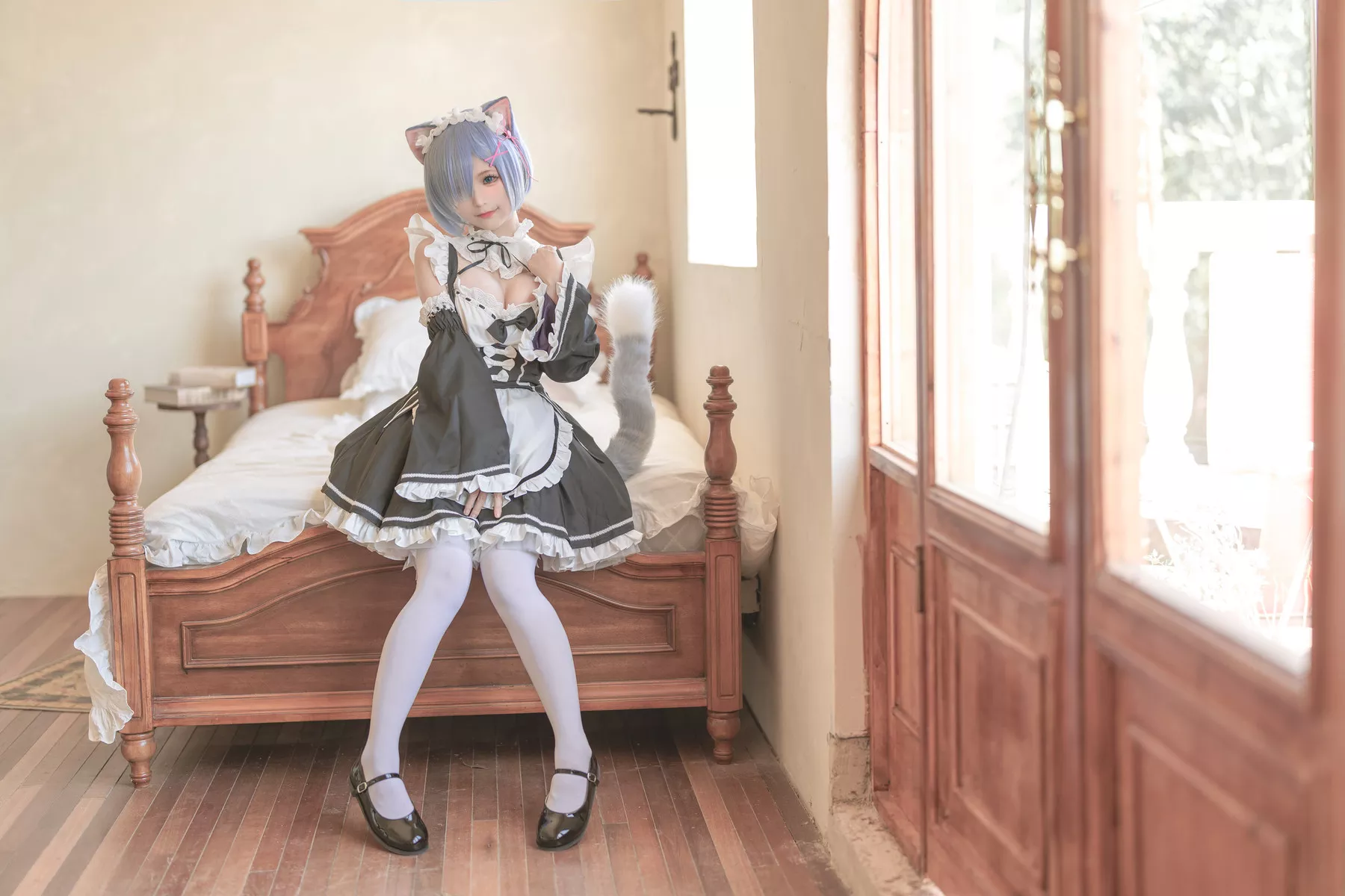 女神Cosplay  蠢沫沫 雷姆 魅魔私房