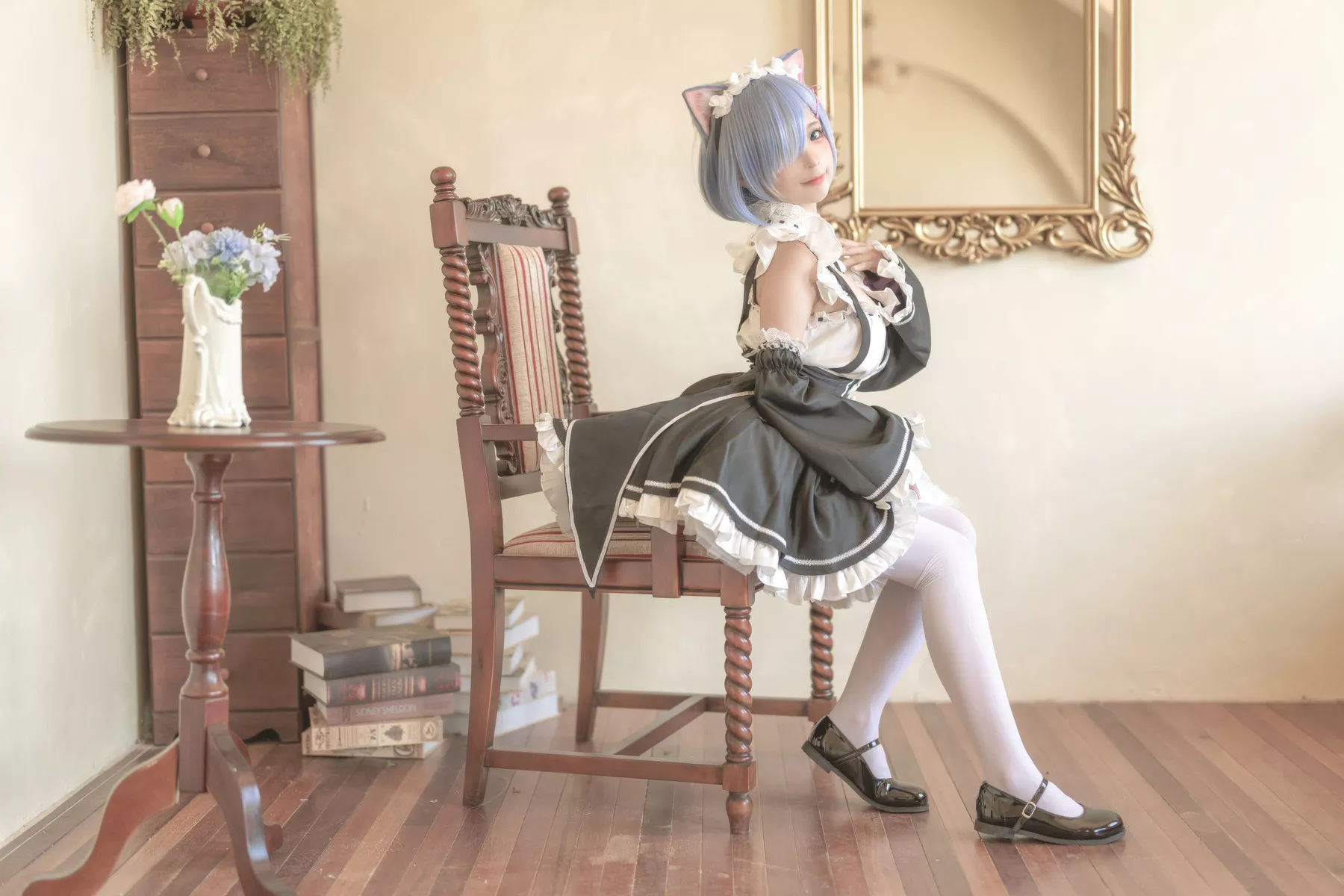女神Cosplay  蠢沫沫 雷姆 魅魔私房
