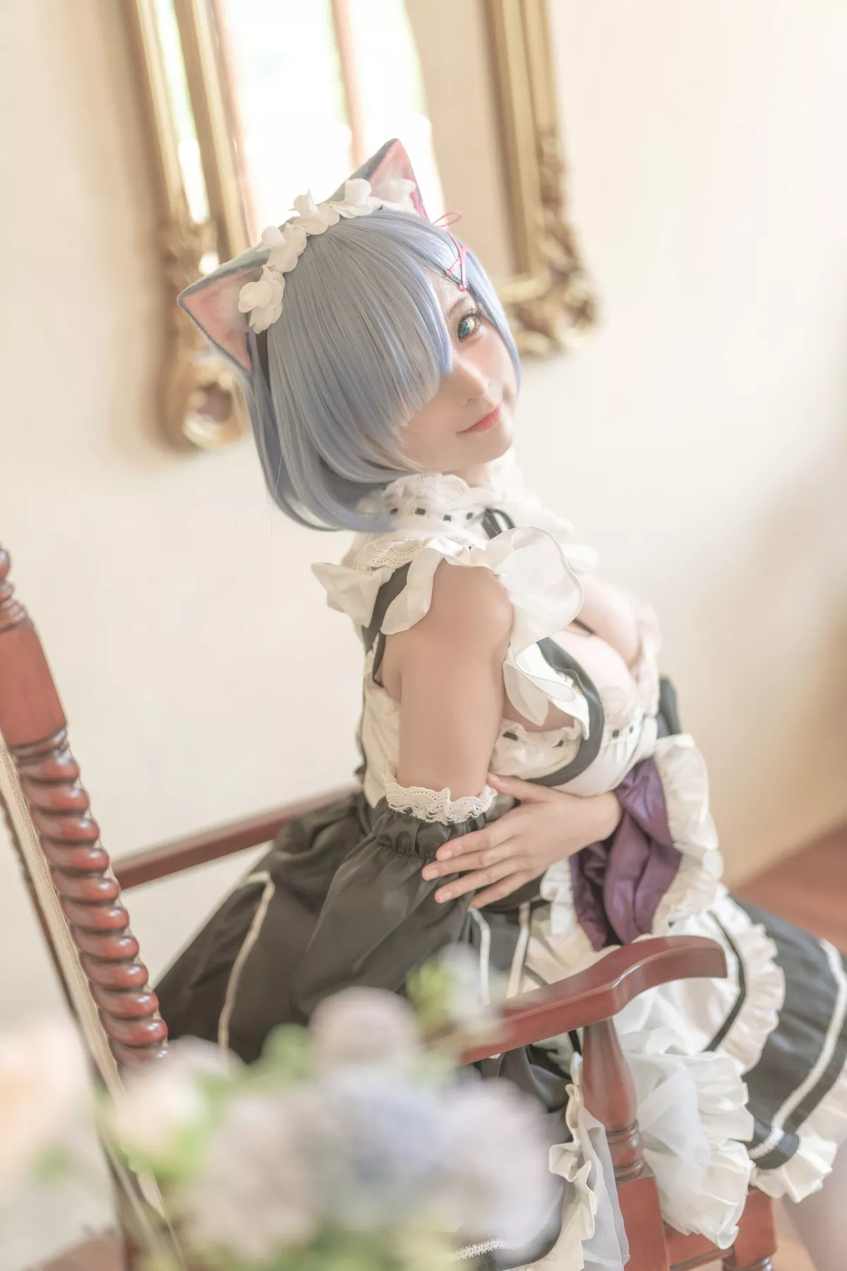 女神Cosplay  蠢沫沫 雷姆 魅魔私房