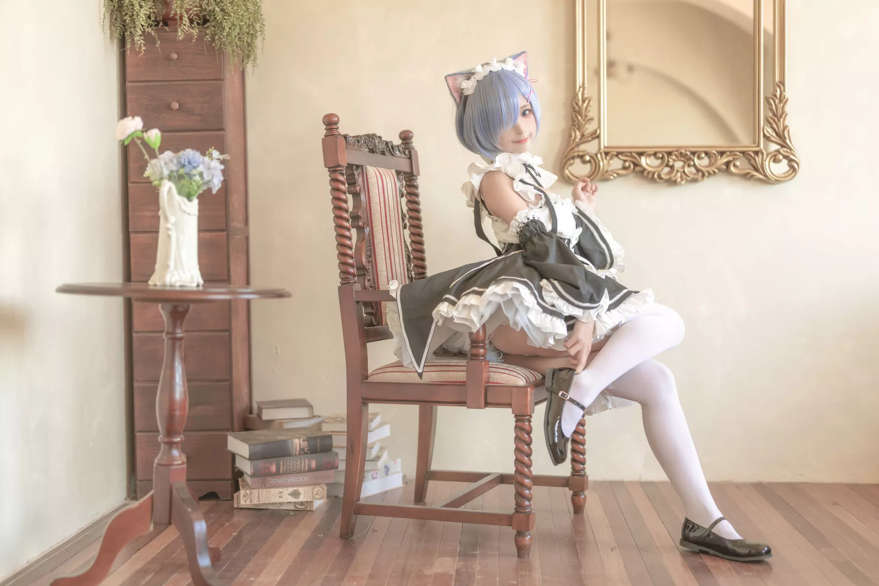 女神Cosplay  蠢沫沫 雷姆 魅魔私房